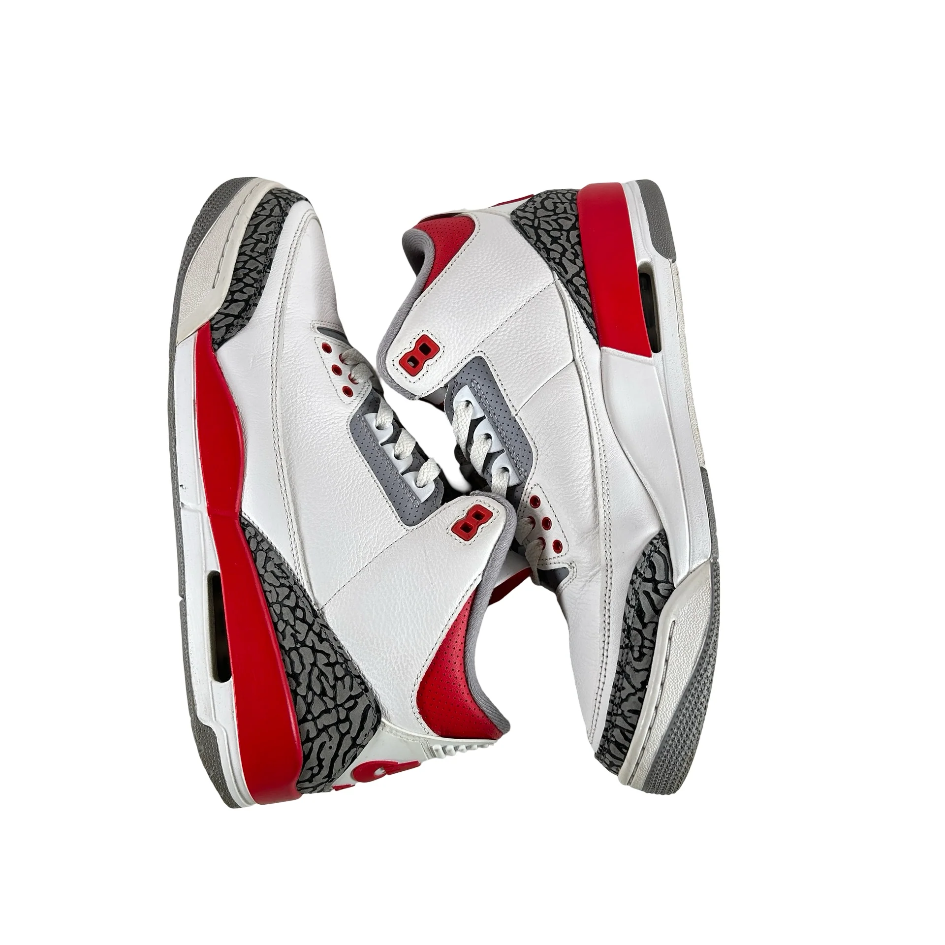 DN3707 160 Jordan 3 Retro Fire Red (2022) [USED] - 10.5 M (Used7) - Image 4