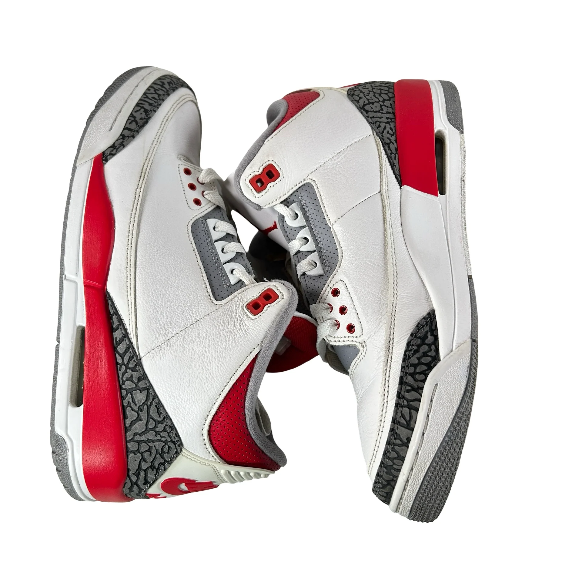 DN3707 160 Jordan 3 Retro Fire Red (2022) [USED] - 10 M (Used6) - Image 4