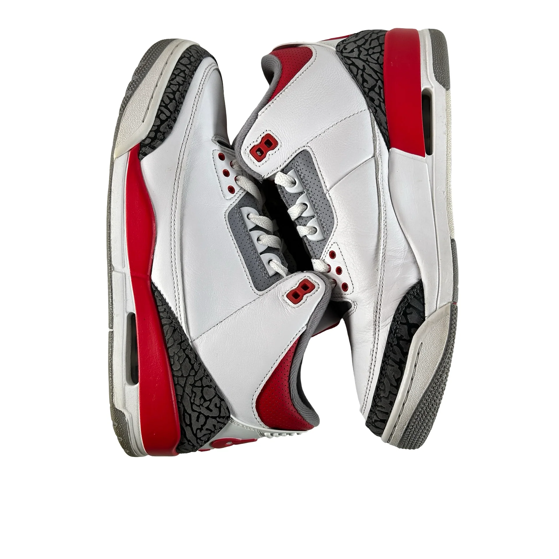 DN3707 160 Jordan 3 Retro Fire Red (2022) [USED] - 10 M (Used7) - Image 5