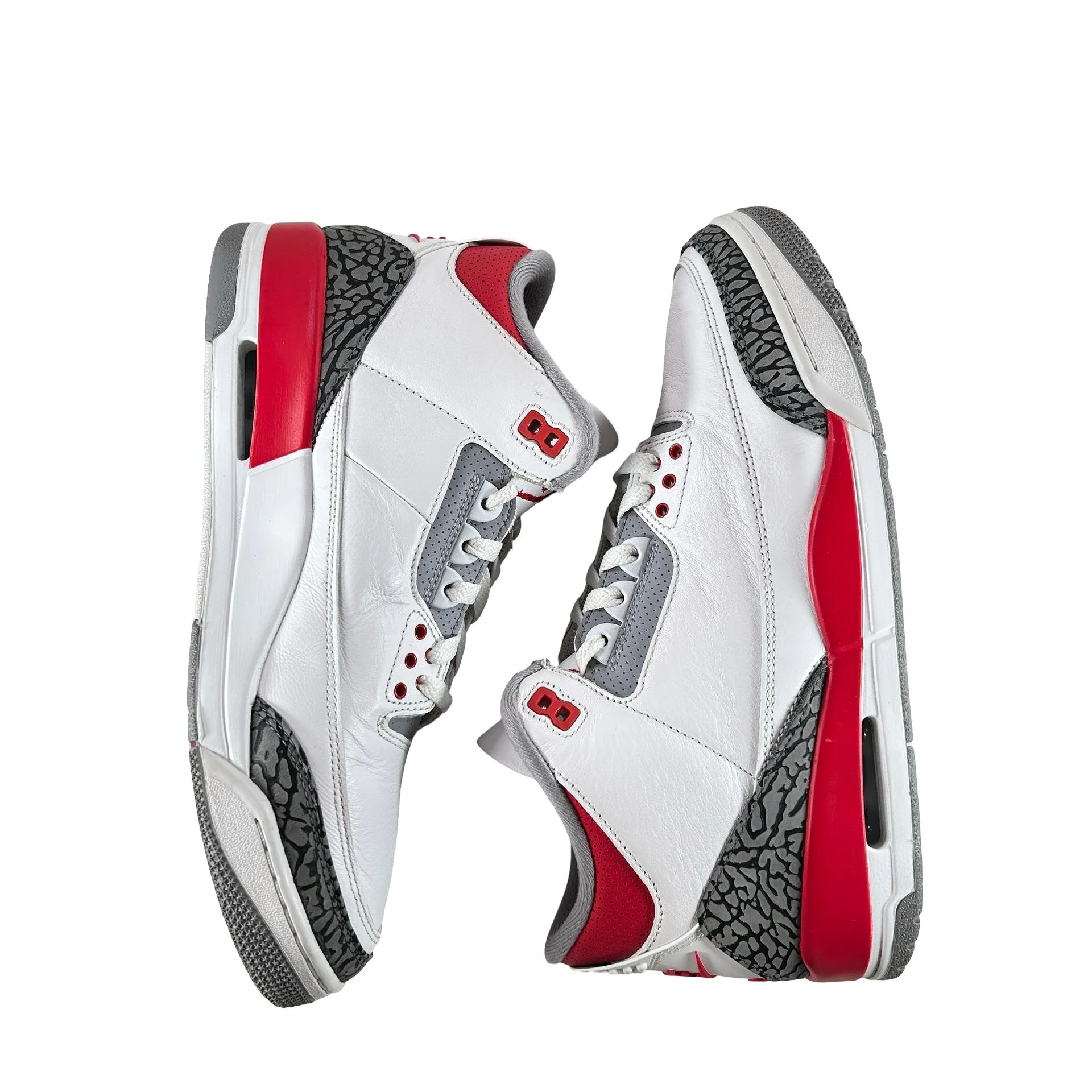 DN3707 160 Jordan 3 Retro Fire Red (2022) [USED] - 11 M (Used10) - Image 5