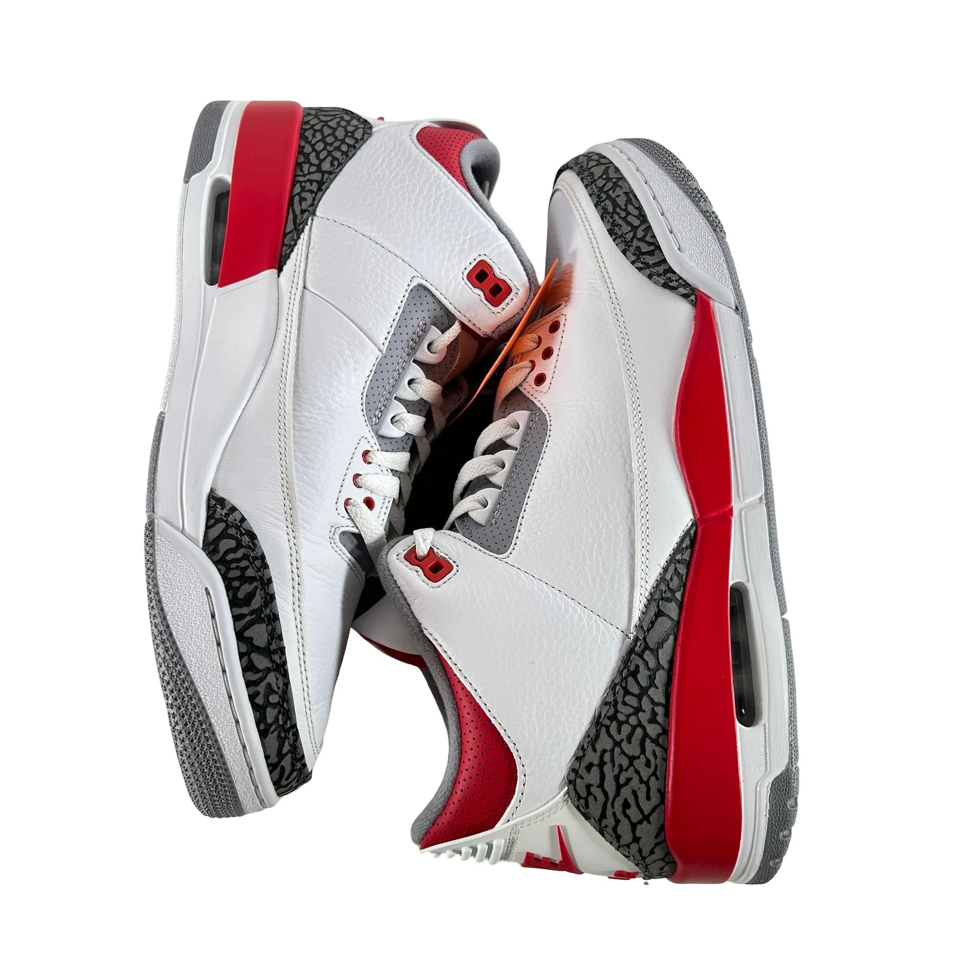 DN3707 160 Jordan 3 Retro Fire Red (2022) [USED] - 12 M (Used10) - Image 4