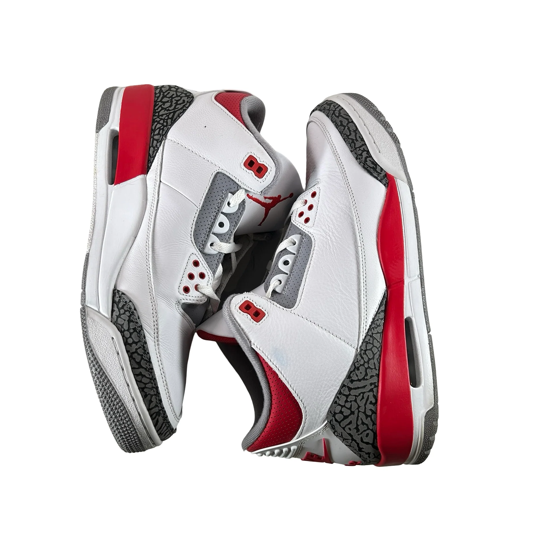 DN3707 160 Jordan 3 Retro Fire Red (2022) [USED] - 12 M (Used9) - Image 5