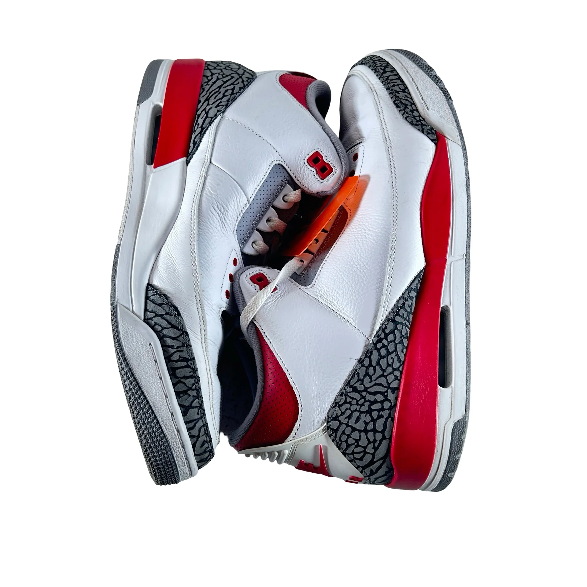 DN3707 160 Jordan 3 Retro Fire Red (2022) [USED] - 14 M (Used2) - Image 5