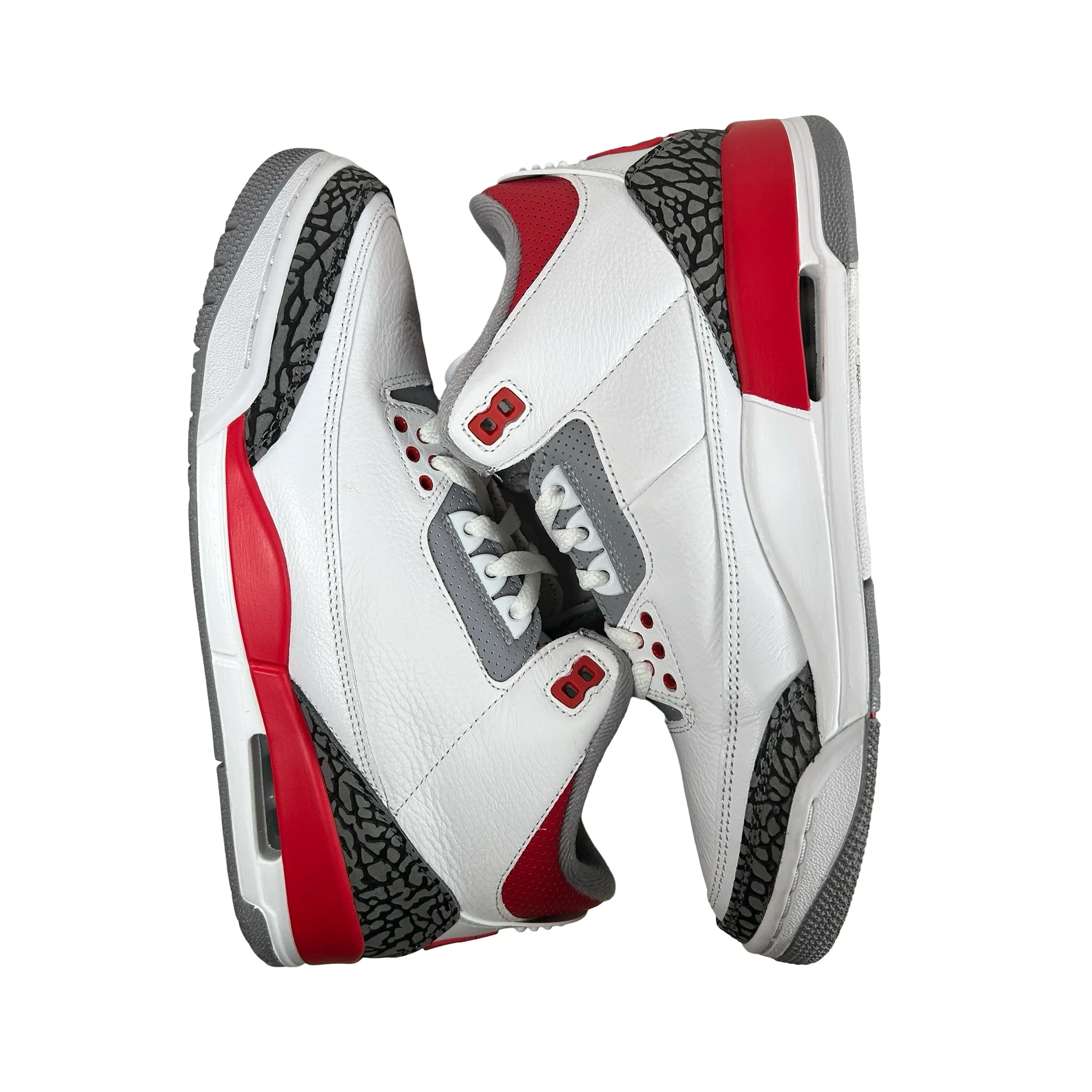 DN3707 160 Jordan 3 Retro Fire Red (2022) [USED] - 8.5 (Used) (Replace Box) - Image 4