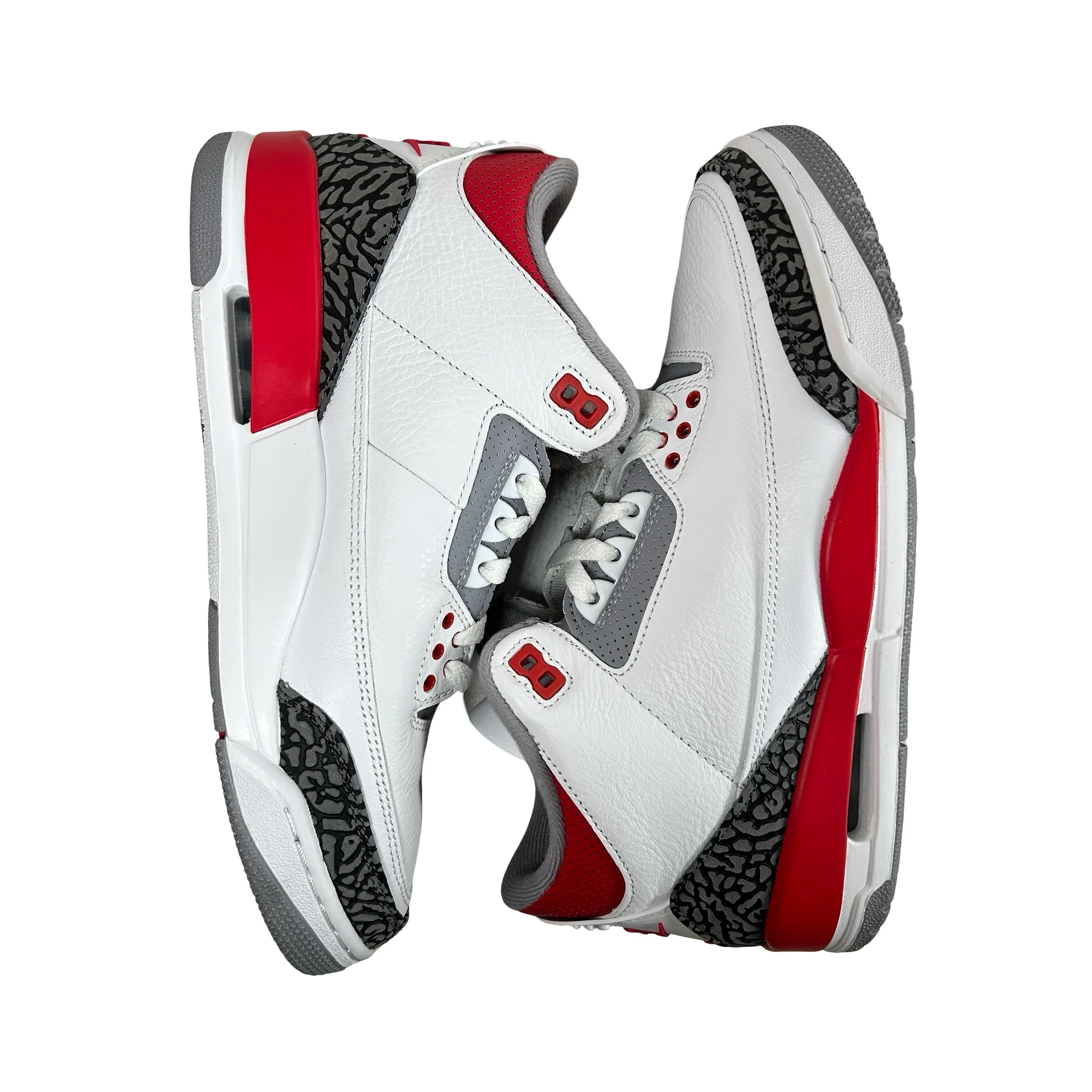 DN3707 160 Jordan 3 Retro Fire Red (2022) [USED] - 8.5 (Used) (Replace Box) - Image 5