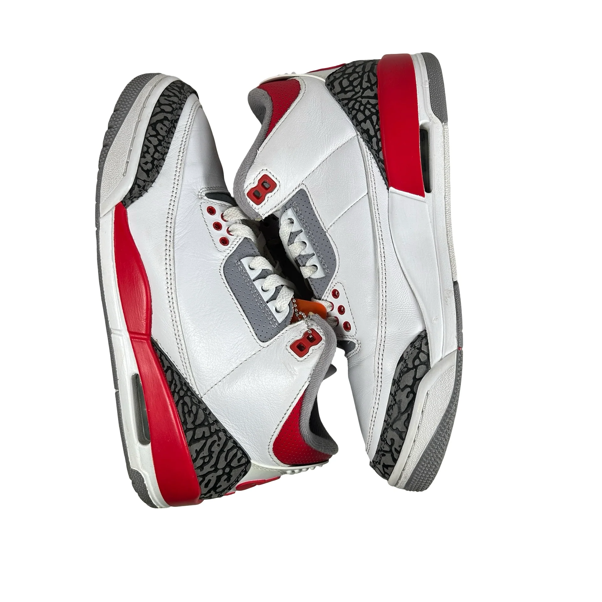 DN3707 160 Jordan 3 Retro Fire Red (2022) [USED] - 8 (Used) (Replace Box) - Image 4