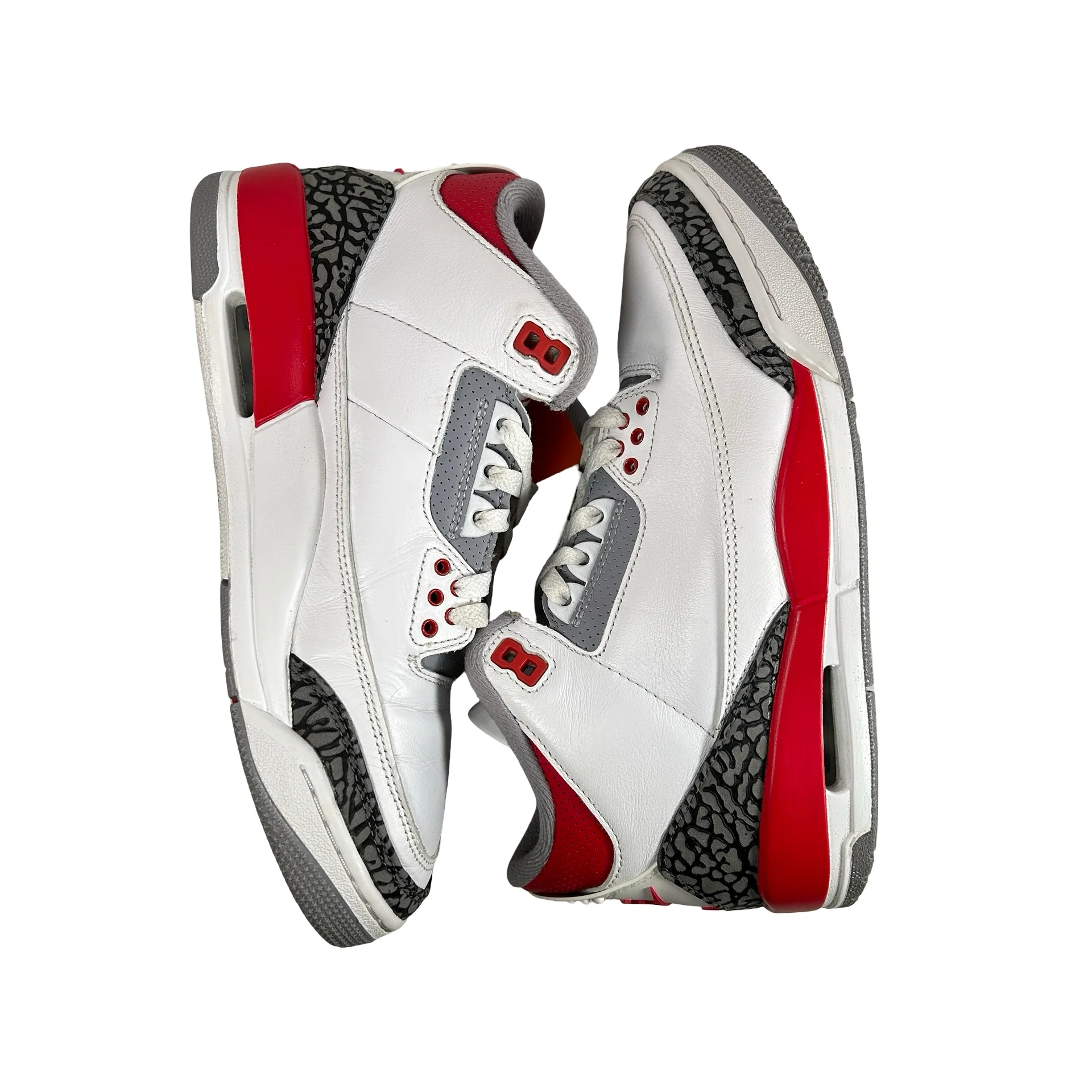 DN3707 160 Jordan 3 Retro Fire Red (2022) [USED] - 8 (Used) (Replace Box) - Image 5