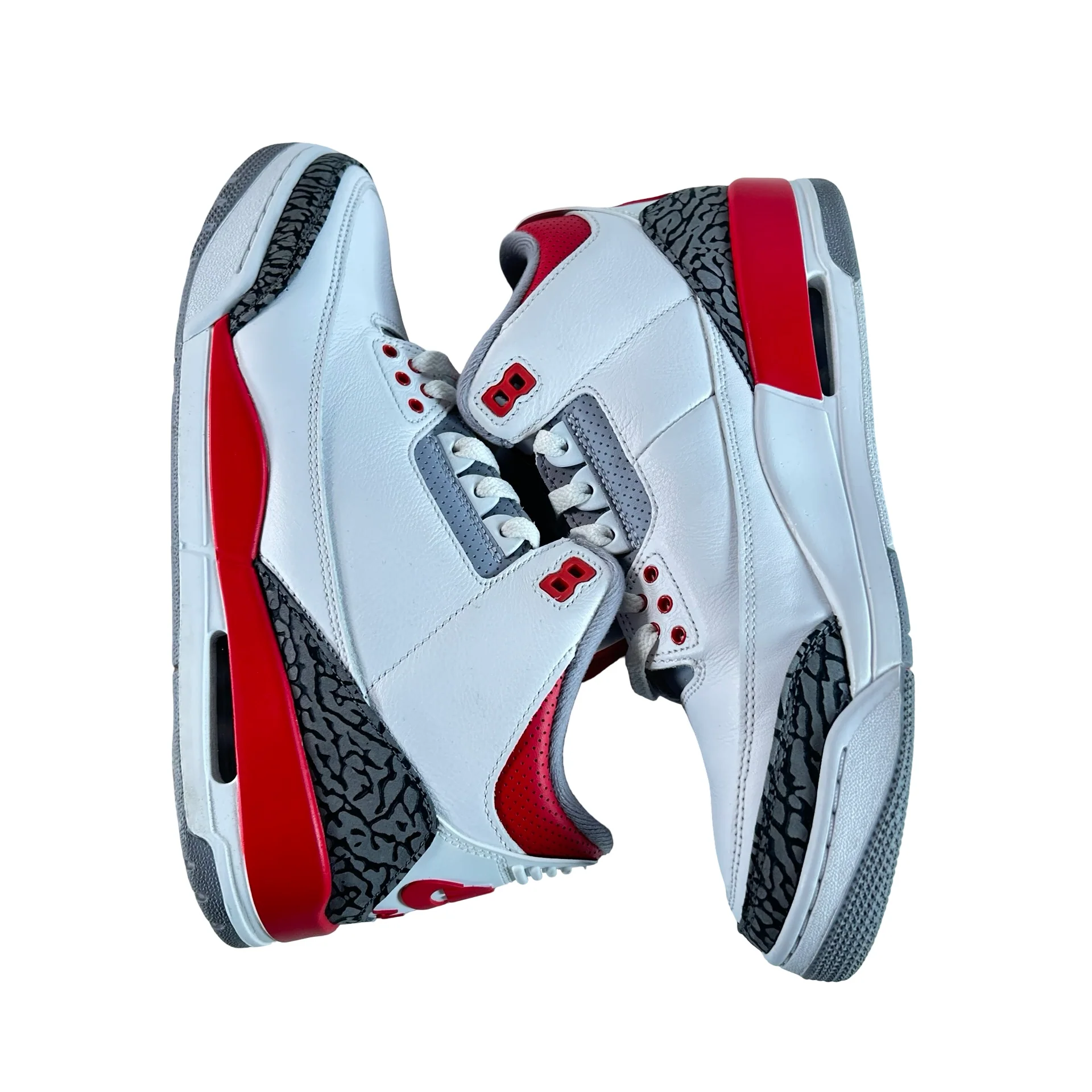 DN3707 160 Jordan 3 Retro Fire Red (2022) [USED] - 9.5 M (Used11) - Image 4
