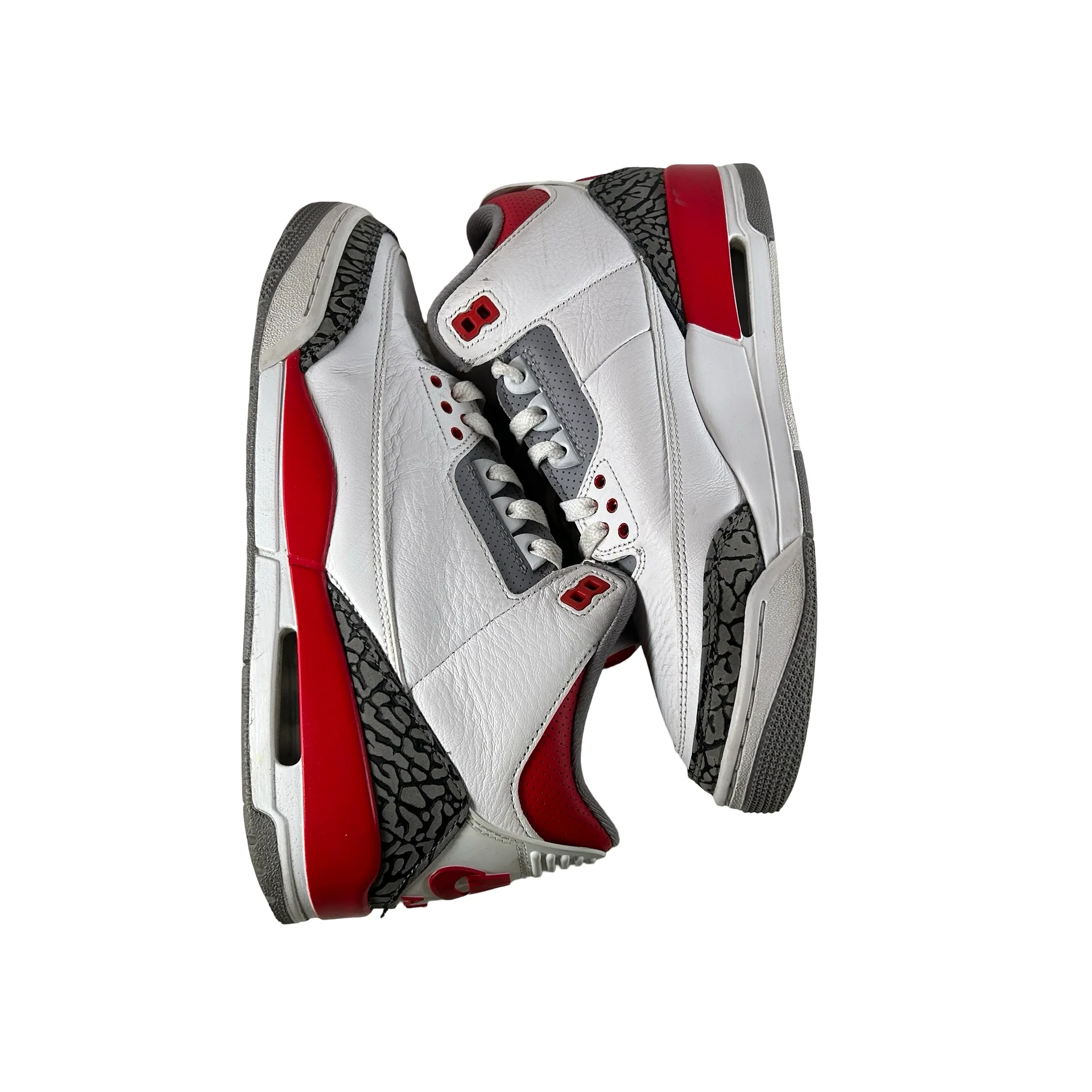DN3707 160 Jordan 3 Retro Fire Red (2022) [USED] - 9 M (Used2) (Replace Box2) - Image 4