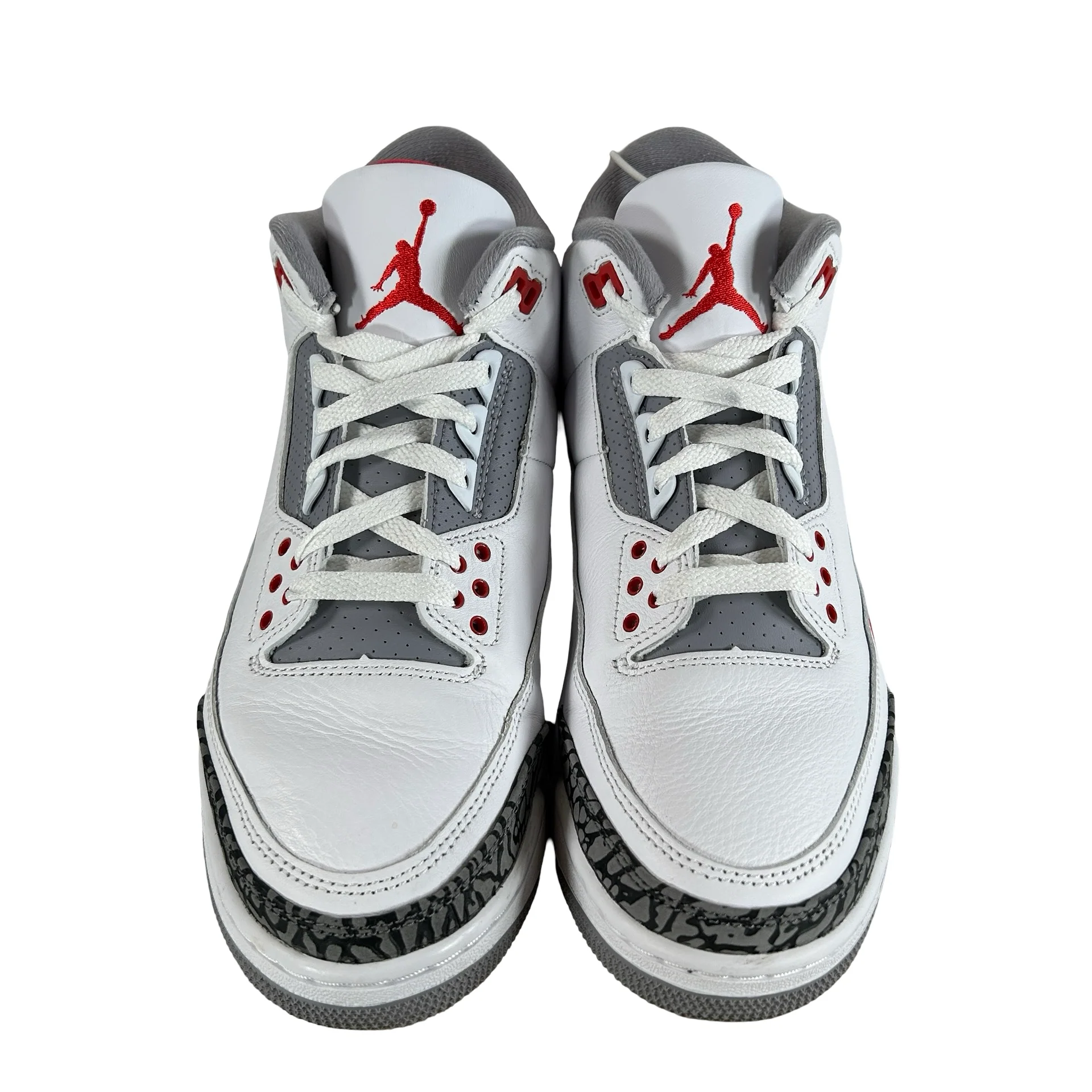 DN3707 160 Jordan 3 Retro Fire Red (2022) [USED] - 9 M (Used7) - Image 2