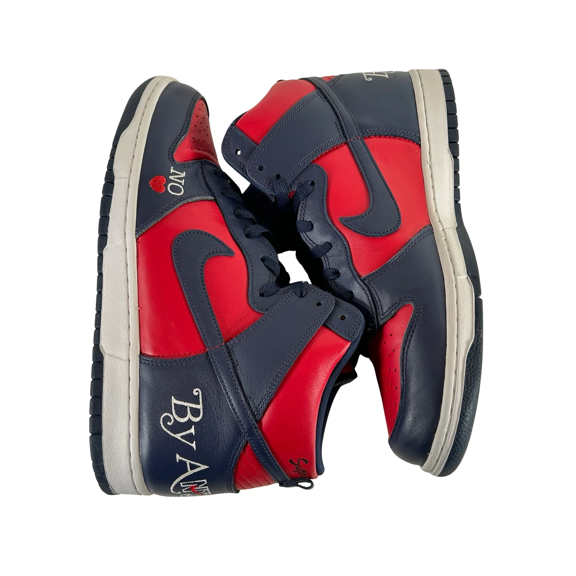 DN3741 600 Nike SB Dunk Supreme BAM Navy [USED] - 12 M (Used2) - Image 4