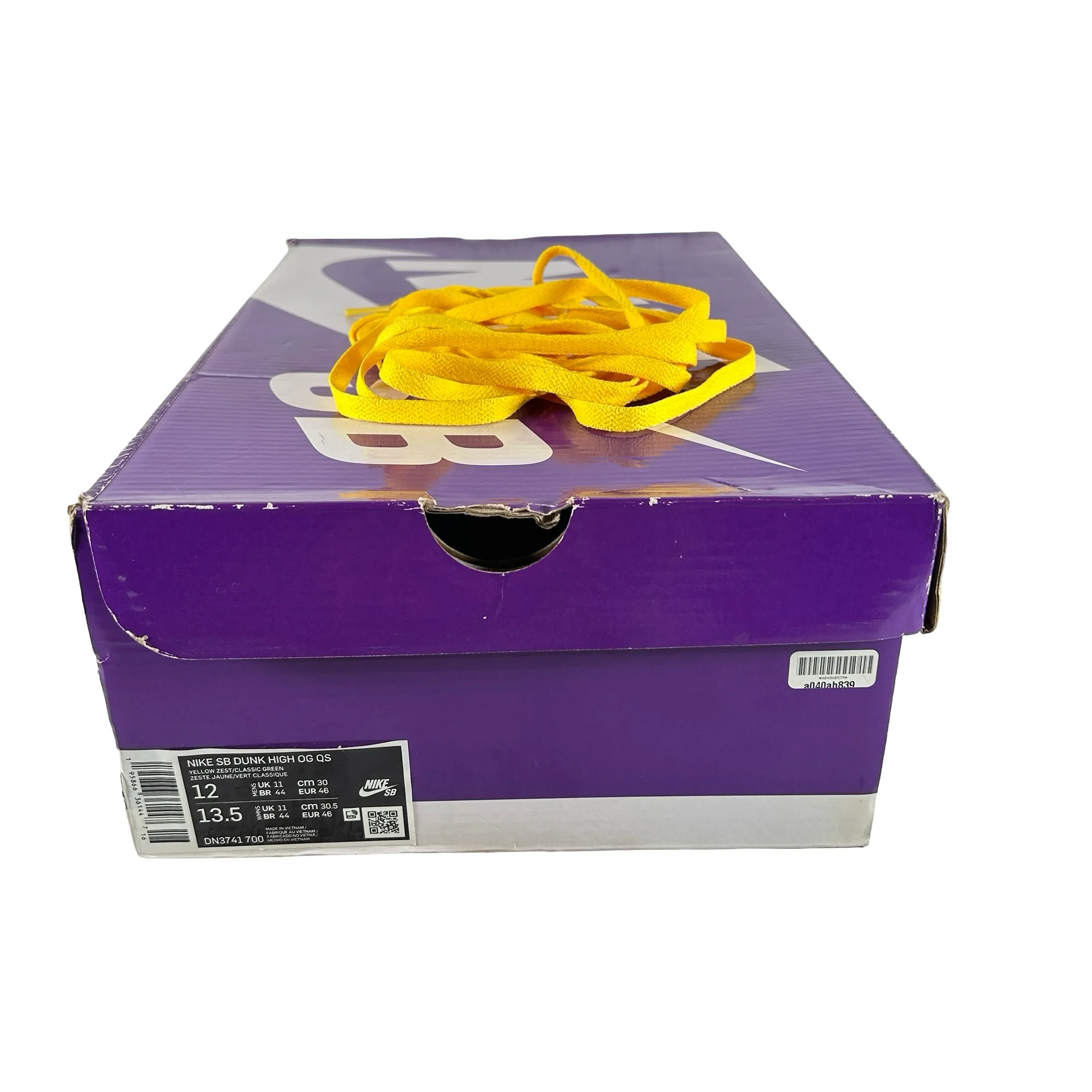 DN3741 700 Nike SB Dunk High Supreme By Any Means Brazil [USED] - 12 M (Used) - Image 7