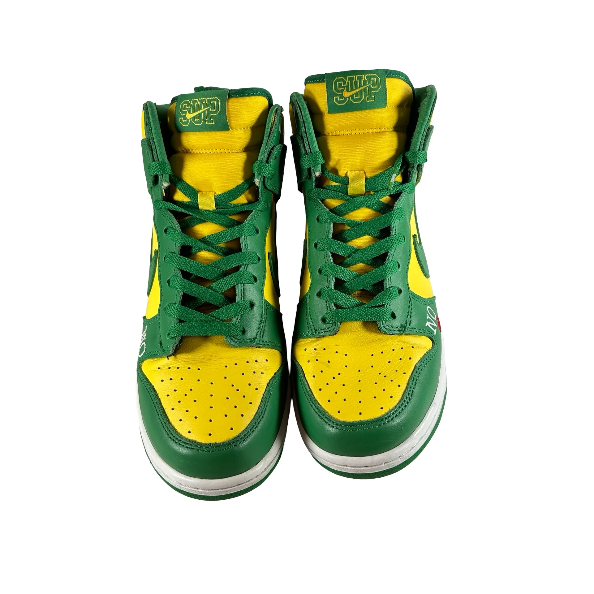 DN3741 700 Nike SB Dunk High Supreme By Any Means Brazil [USED] - 8.5 M (Used) - Image 2