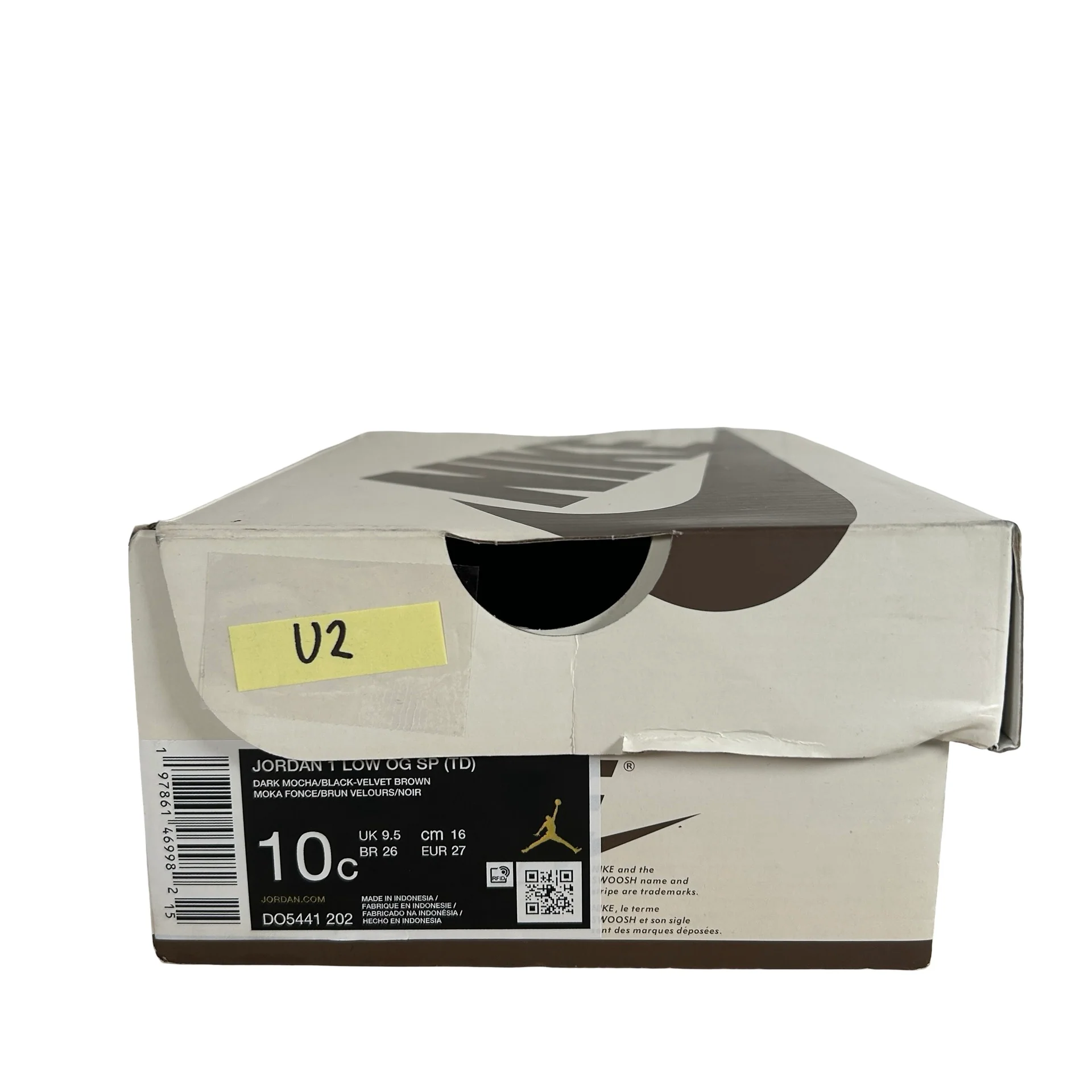 DO5441 202 Jordan 1 Retro Low OG SP Travis Scott Velvet Brown (TD) [USED] - 10 C (Used2) - Image 7