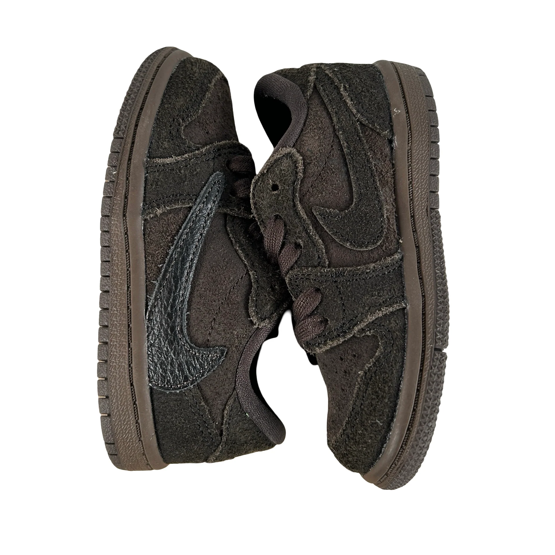 DO5441 202 Jordan 1 Retro Low OG SP Travis Scott Velvet Brown (TD) [USED] - 7 C (Used) - Image 4