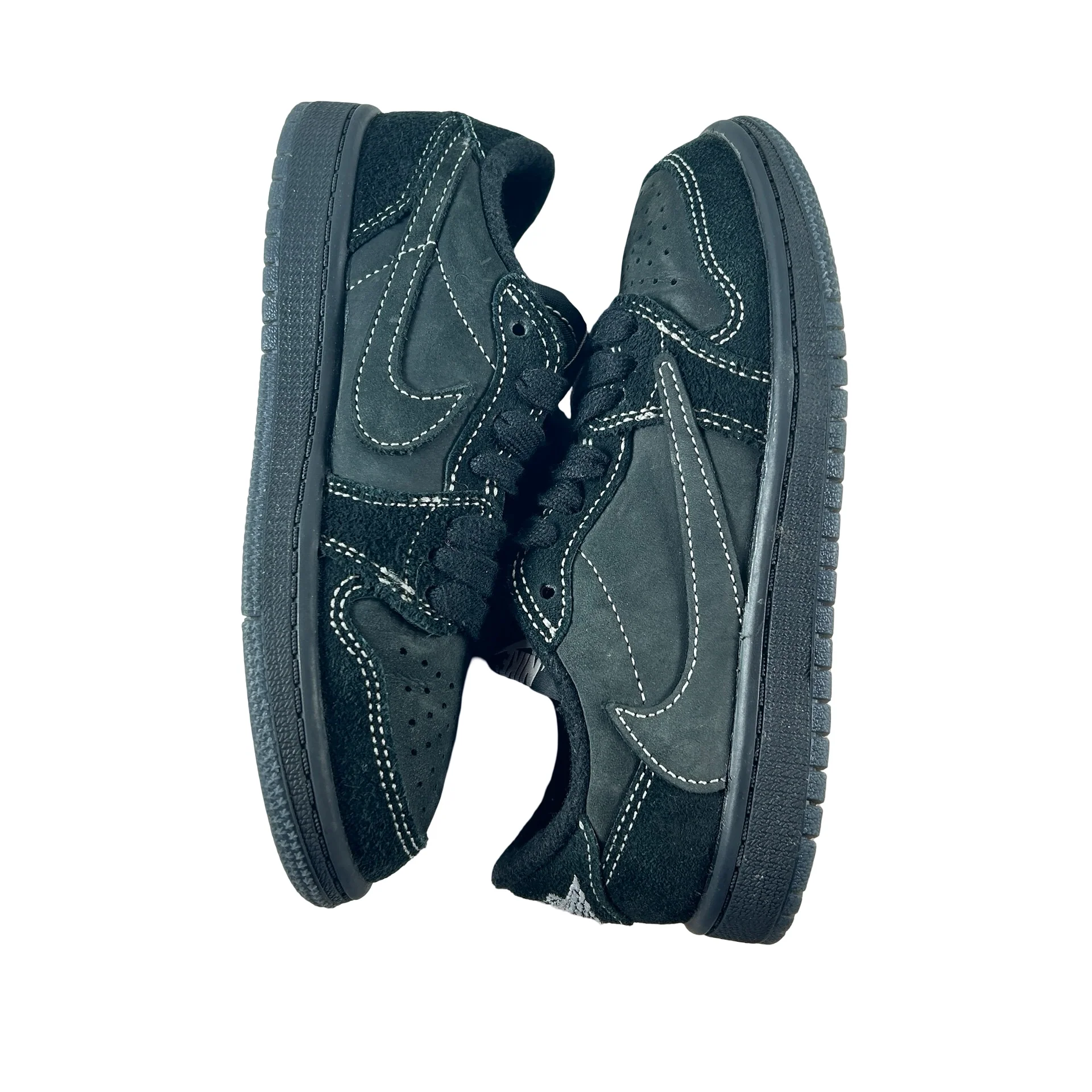 DO5442 001 Jordan 1 Retro Low OG SP Travis Scott Black Phantom (PS) [USED] - 13 C (Used) (No Box) - Image 5