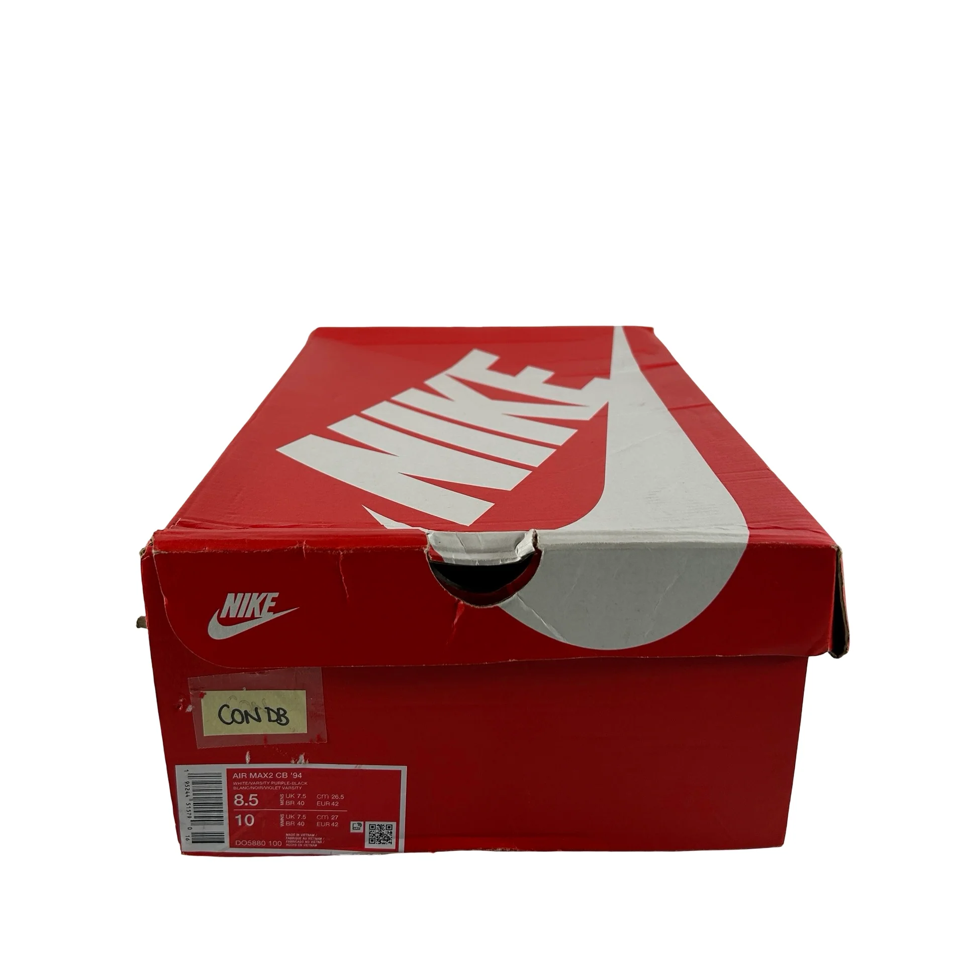 DO5880 100 Nike Air Max 2 CB '94 Suns [CONDITIONAL] - 8.5 M (Slight Yellowing) (Damaged Box) - Image 7