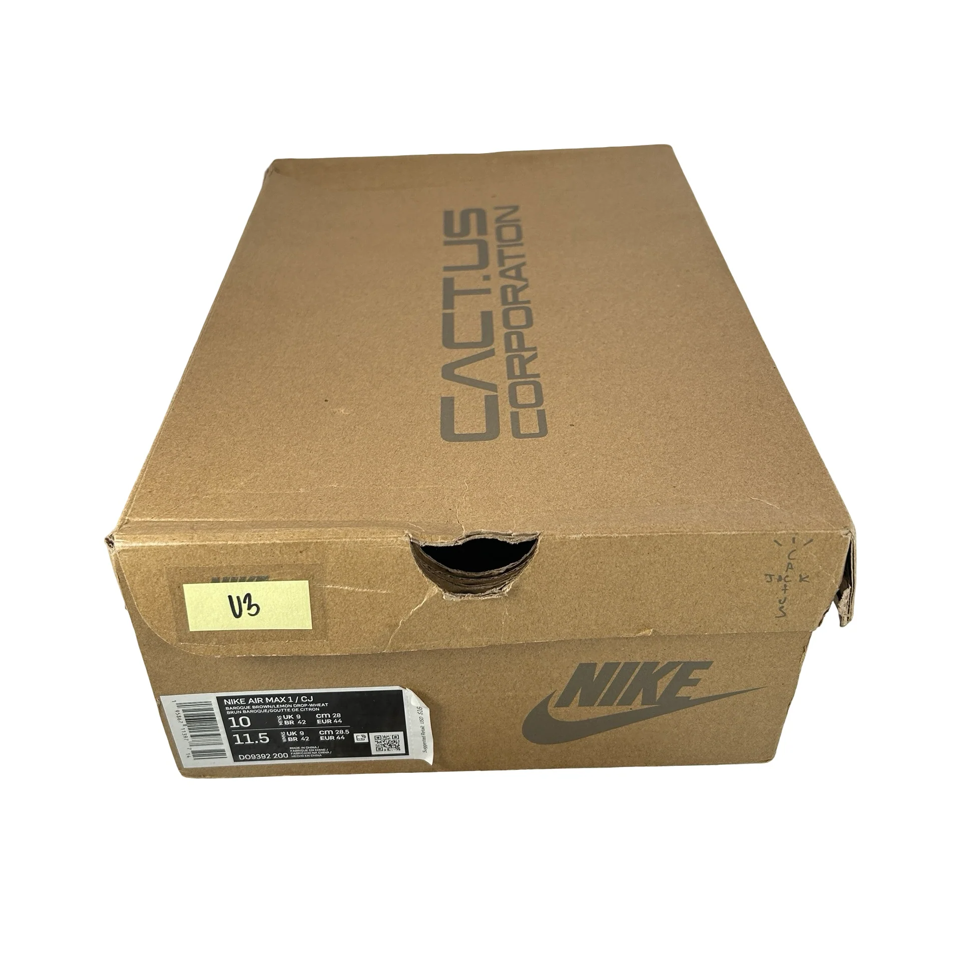 DO9392 200 Nike Air Max 1 Travis Scott Brown [USED] - 10 M (Used3) - Image 7