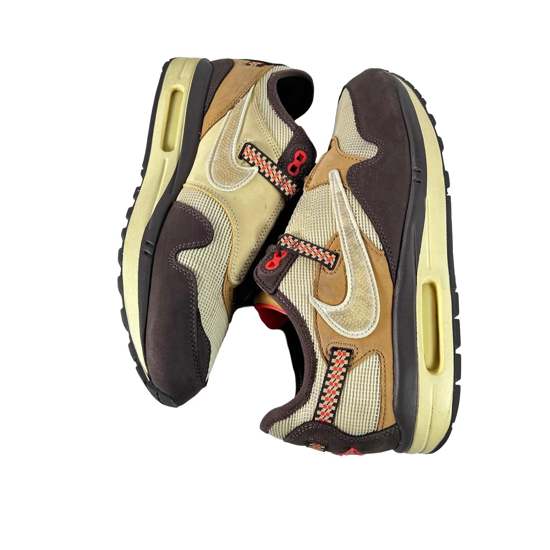 DO9392 200 Nike Air Max 1 Travis Scott Cactus Jack Baroque Brown [USED] - 9.5 M (Used4) - Image 5