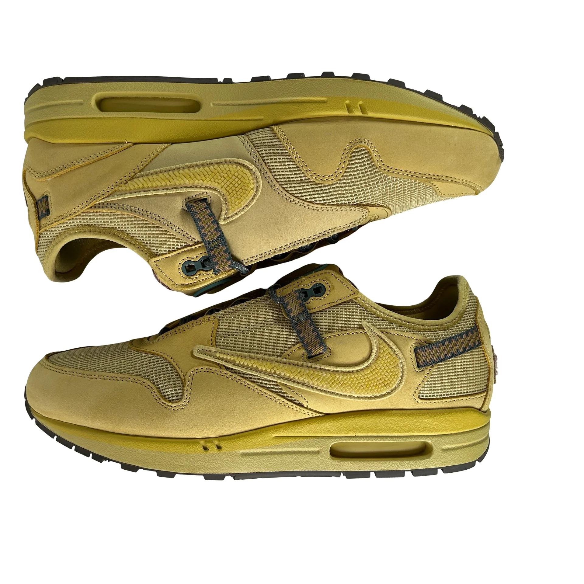 DO9392 700 Nike Air Max 1 Travis Scott Cactus Jack Saturn Gold [USED] - 12 M (Used2) - Image 4