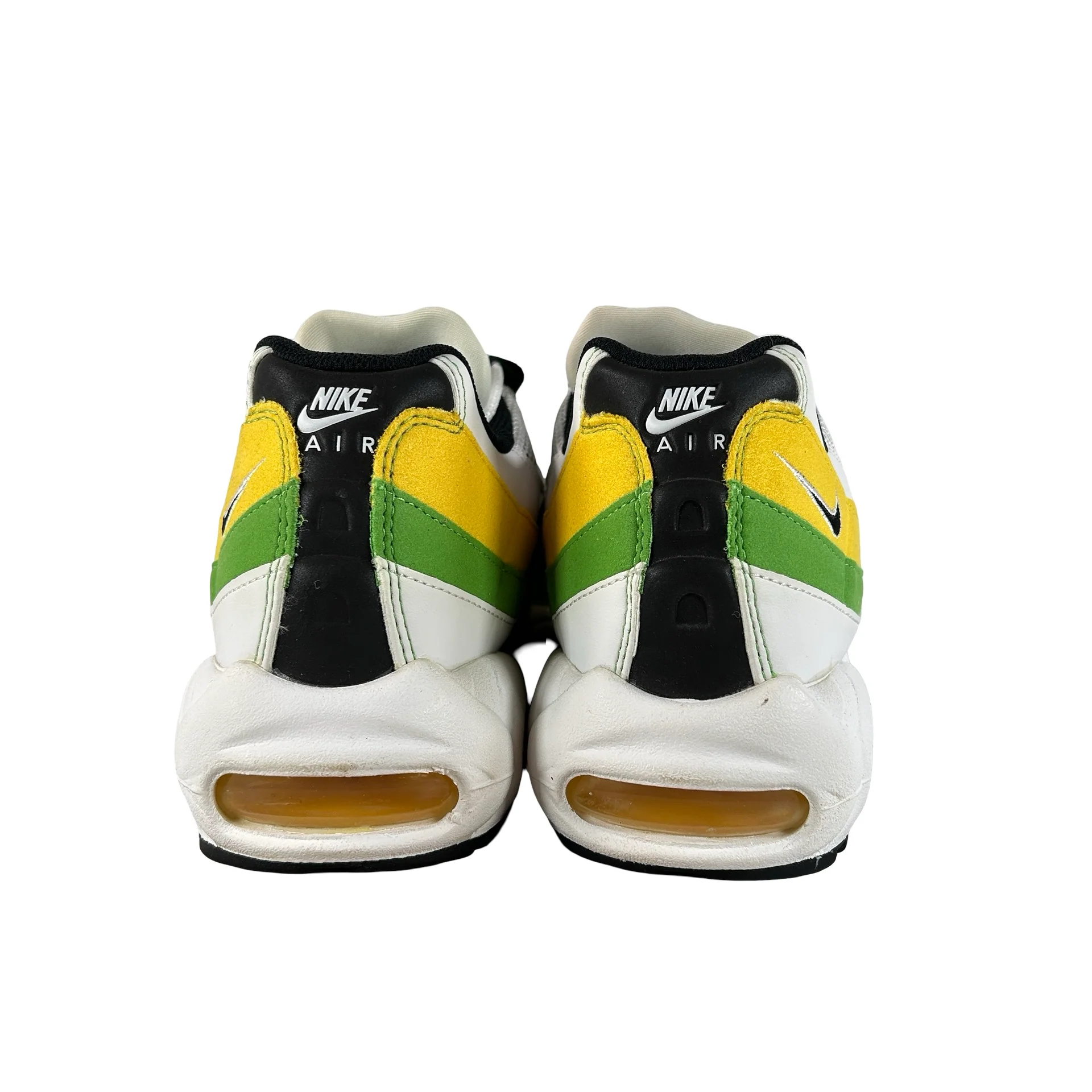 DQ3429 100 Nike Air Max 95 Essential White Green Apple Tour Yellow [CONDITIONAL] - 11 M (Yellowing) (No Box) - Image 3