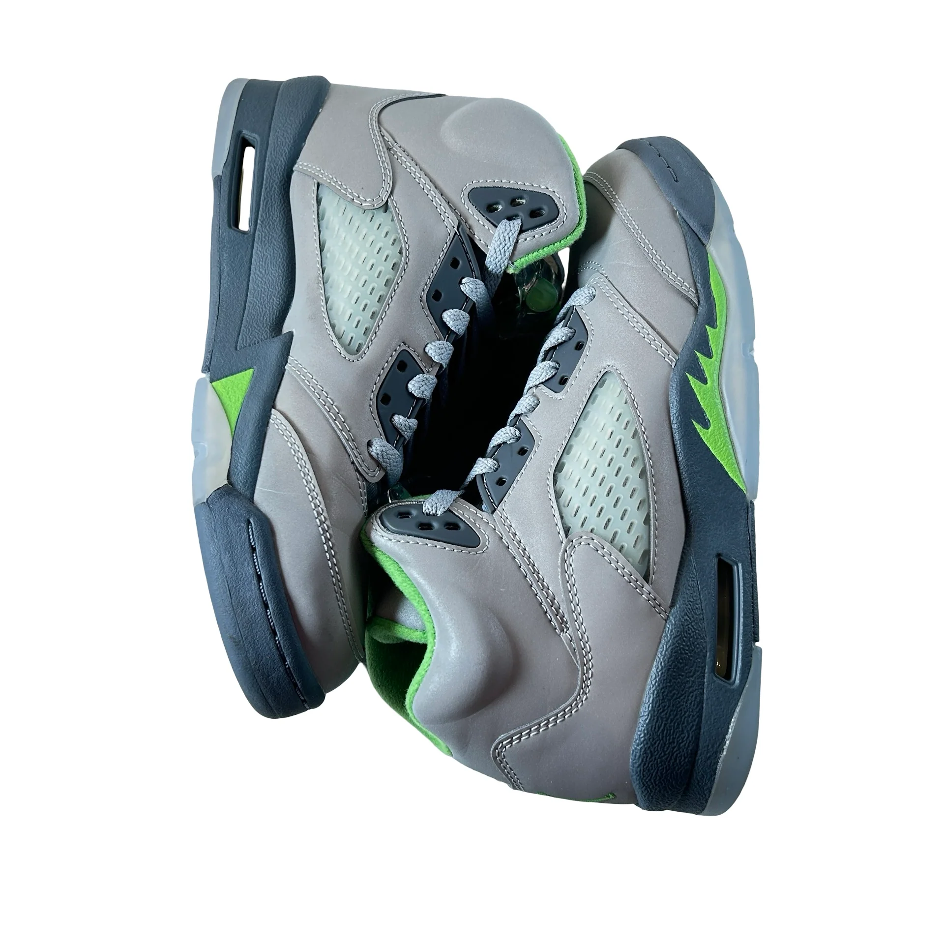 DQ3734 003 Jordan 5 Retro Green Bean (2022) (GS) [USED] - 5.5 Y (Used) (No Box) - Image 5