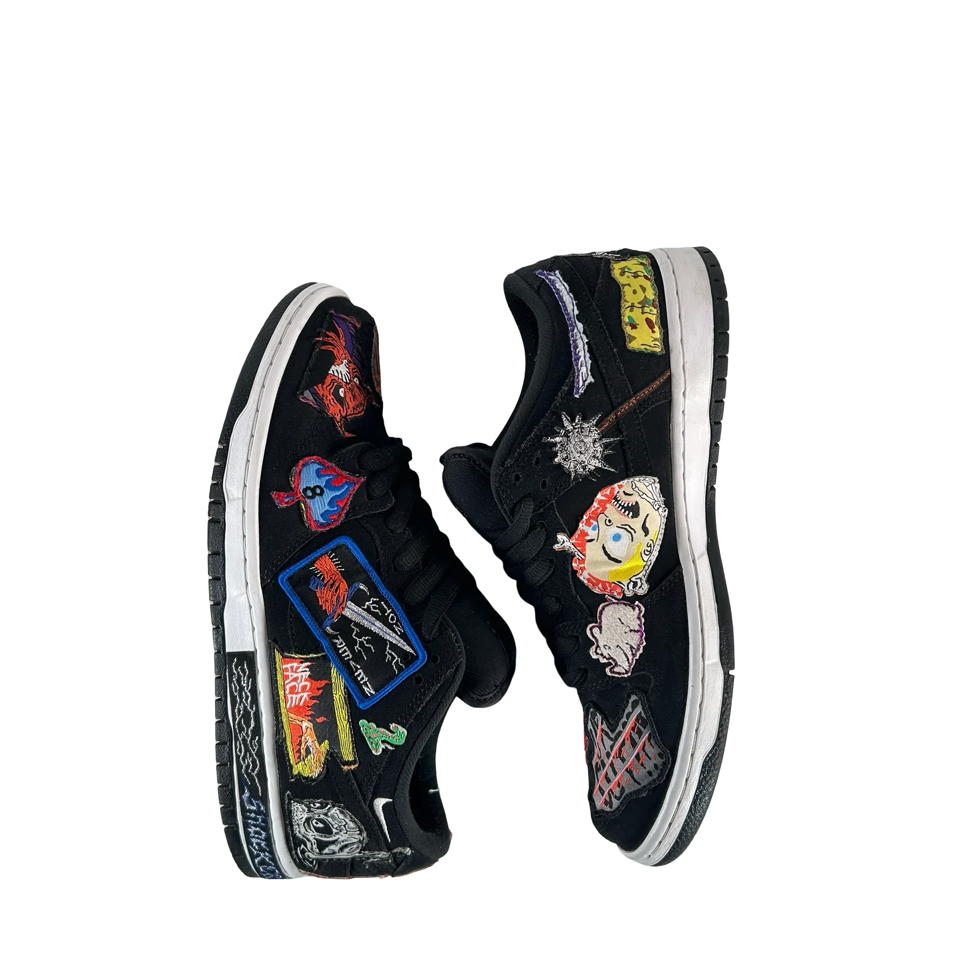 DQ4488 001 Nike SB Dunk Low Pro QS Neckface [USED] - 9.5 M (Used) - Image 4
