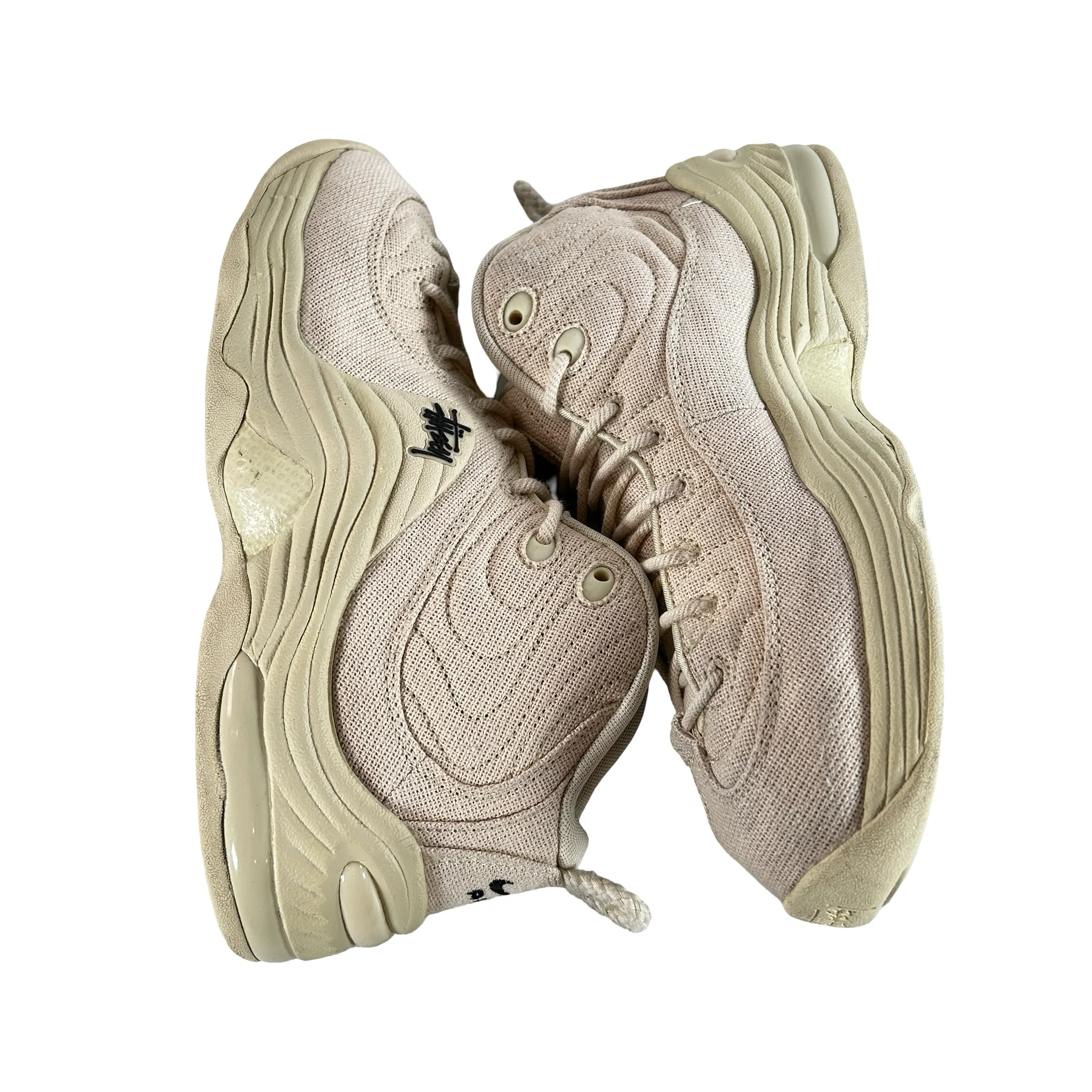DQ5674 200 Nike Air Penny 2 Stussy Fossil [USED] - 8.5 M (Used) - Image 4