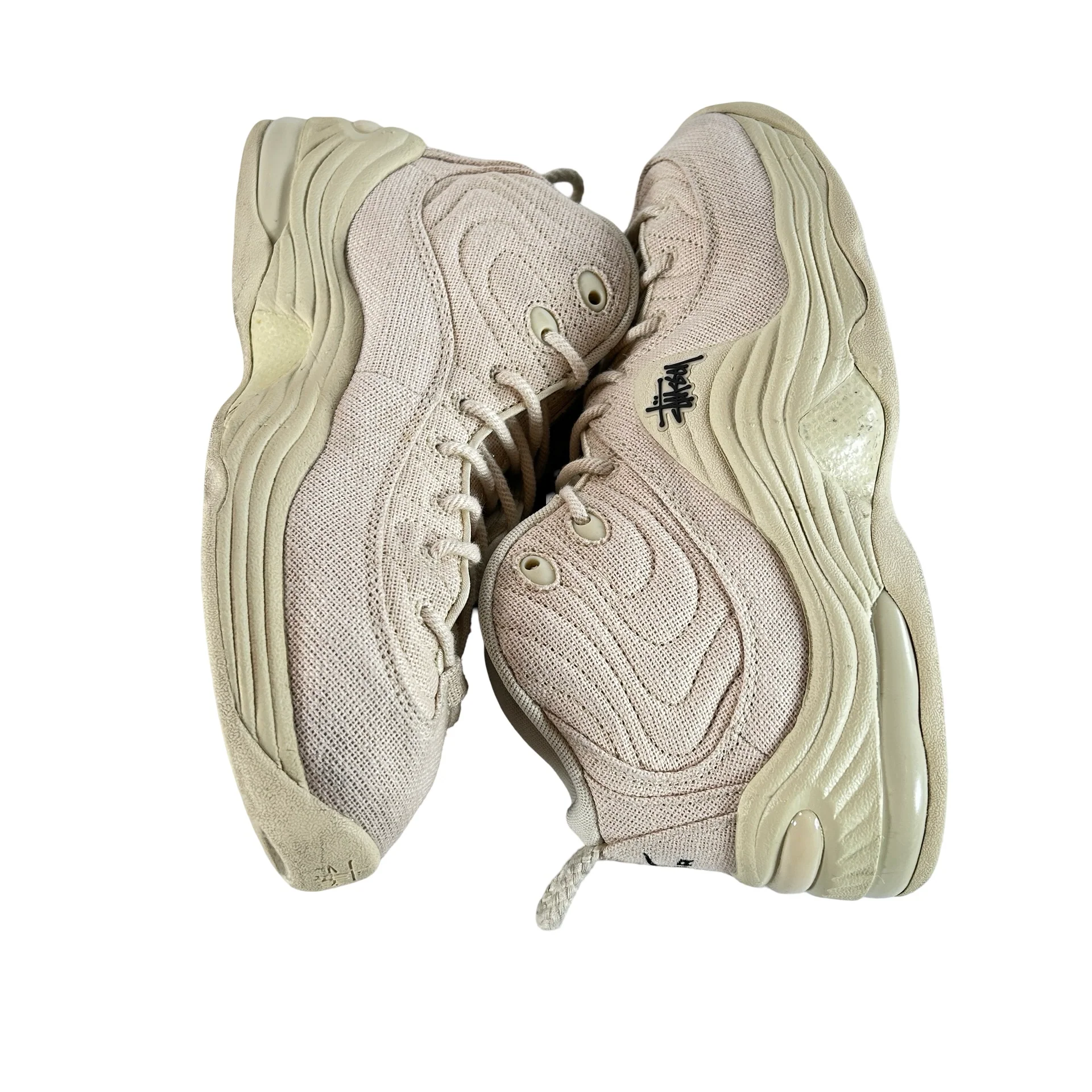 DQ5674 200 Nike Air Penny 2 Stussy Fossil [USED] - 8.5 M (Used) - Image 5