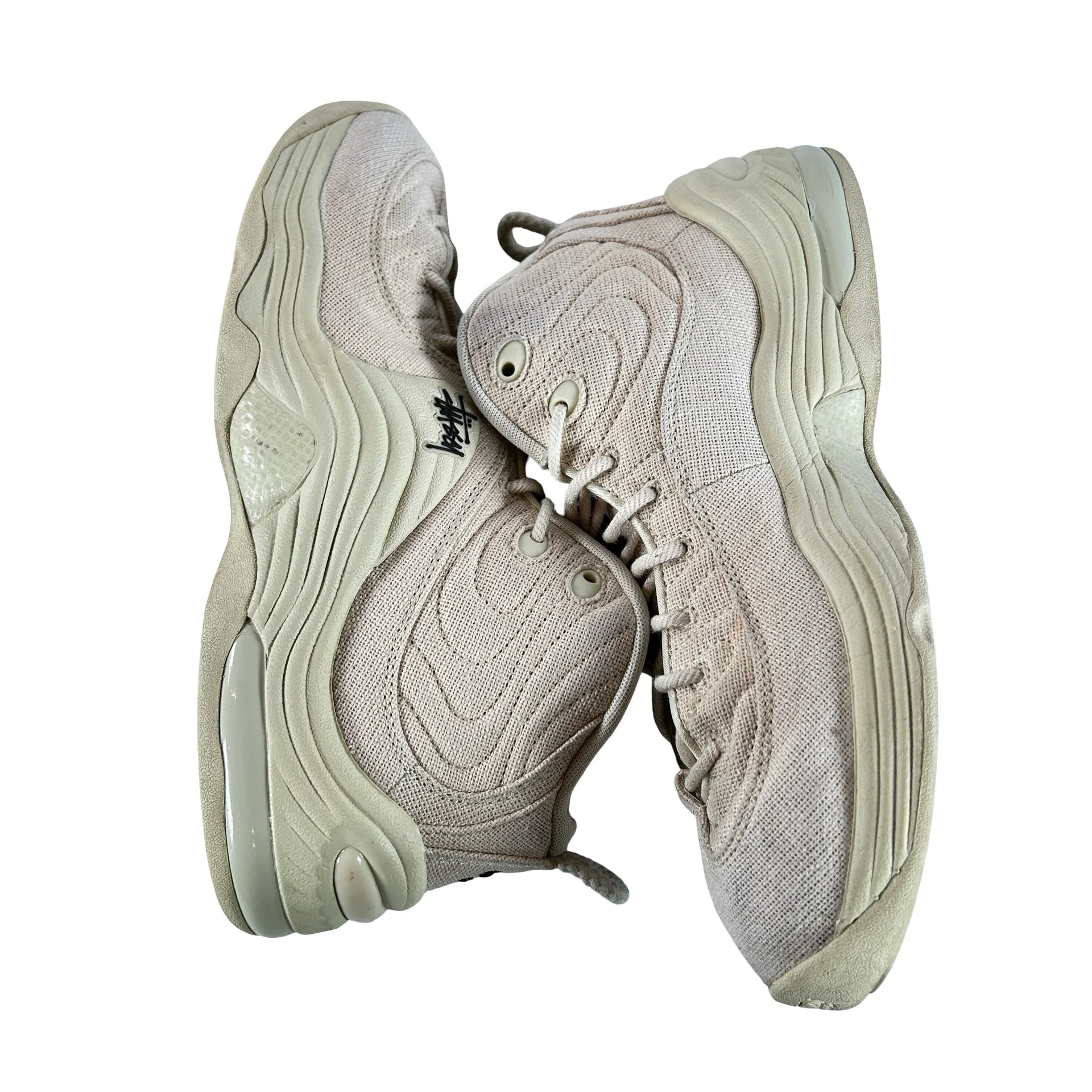 DQ5674 200 Nike Air Penny 2 Stussy Fossil [USED] - 9.5 M (Used) - Image 4