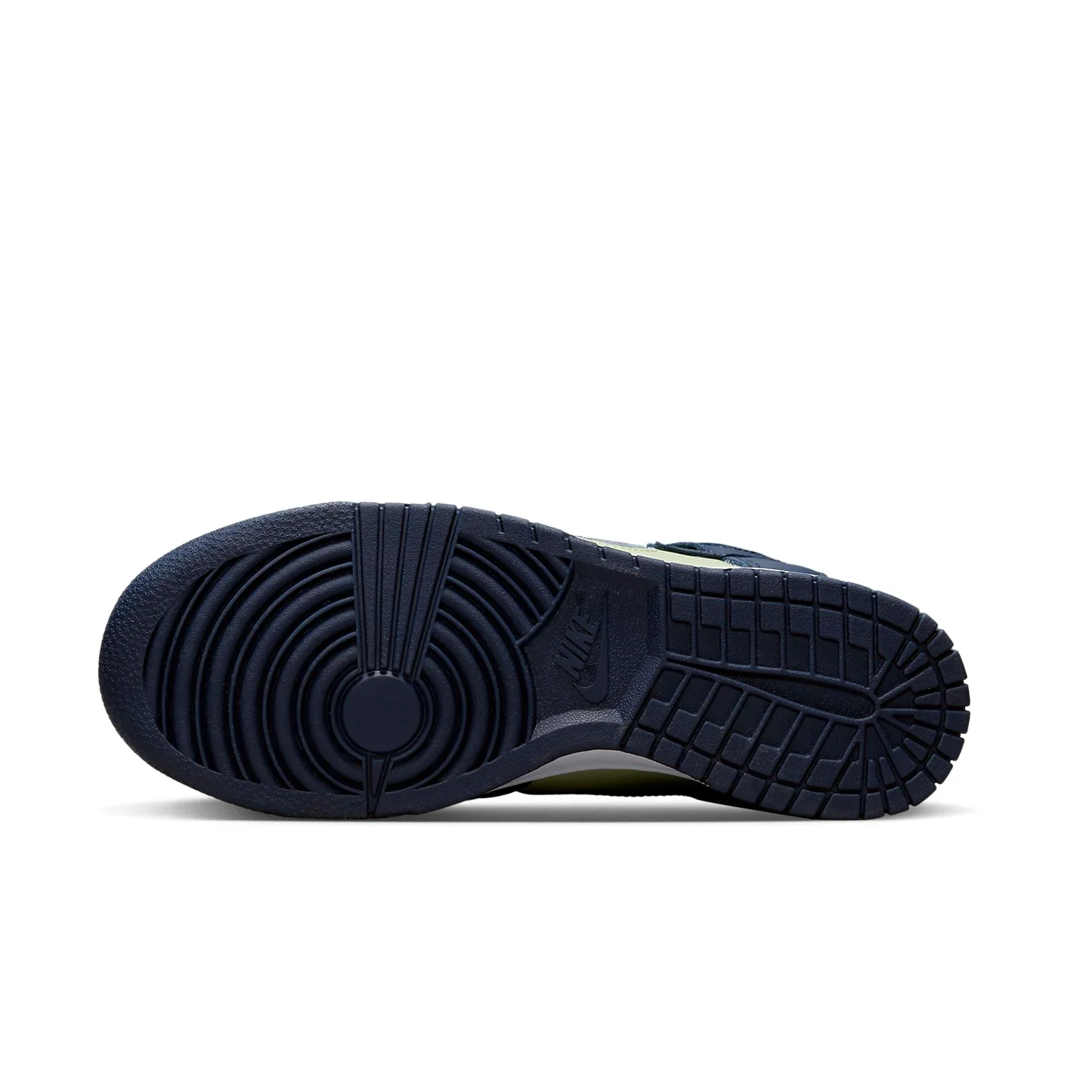 DQ7575 300 Nike Dunk High See Through Pistachio Midnight Navy (Women's) - Image 6