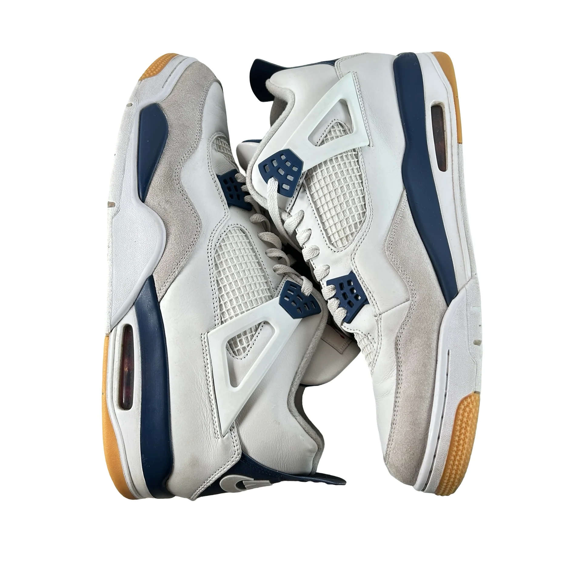 DR5415 100 Jordan 4 Retro SB Navy [USED] - 15 M (Used) (No Box) - Image 4