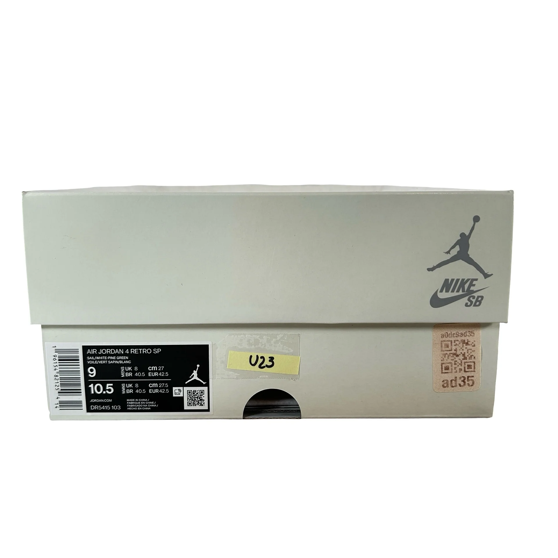 DR5415 103 Jordan 4 Retro SB Pine Green [USED] - 9 M (Used23) - Image 7