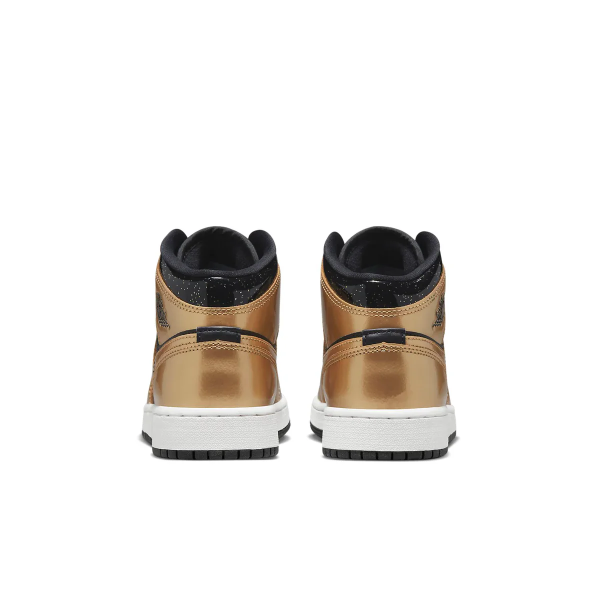 DR6967 071 Air Jordan 1 Mid SE Metallic Gold Black (GS) - Image 5