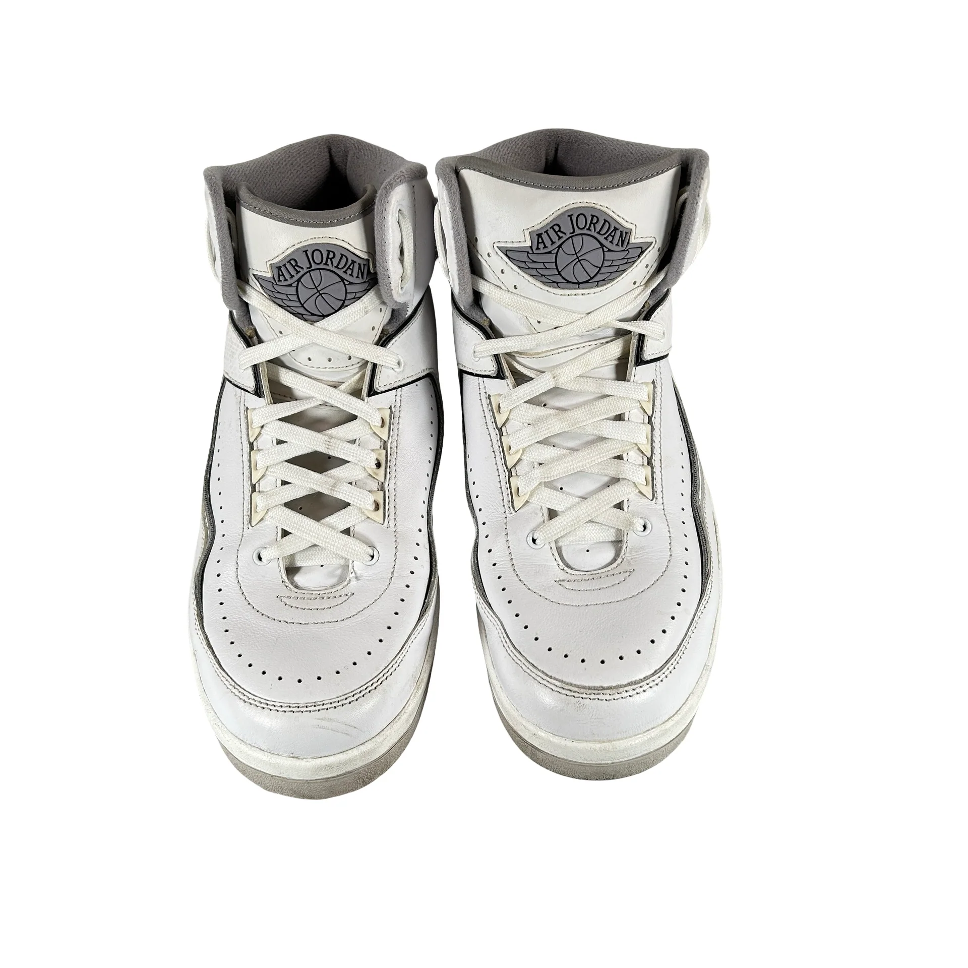 DR8884 100 Jordan 2 Retro Cement Grey [USED] - 9 M (Used) (No Box) - Image 2