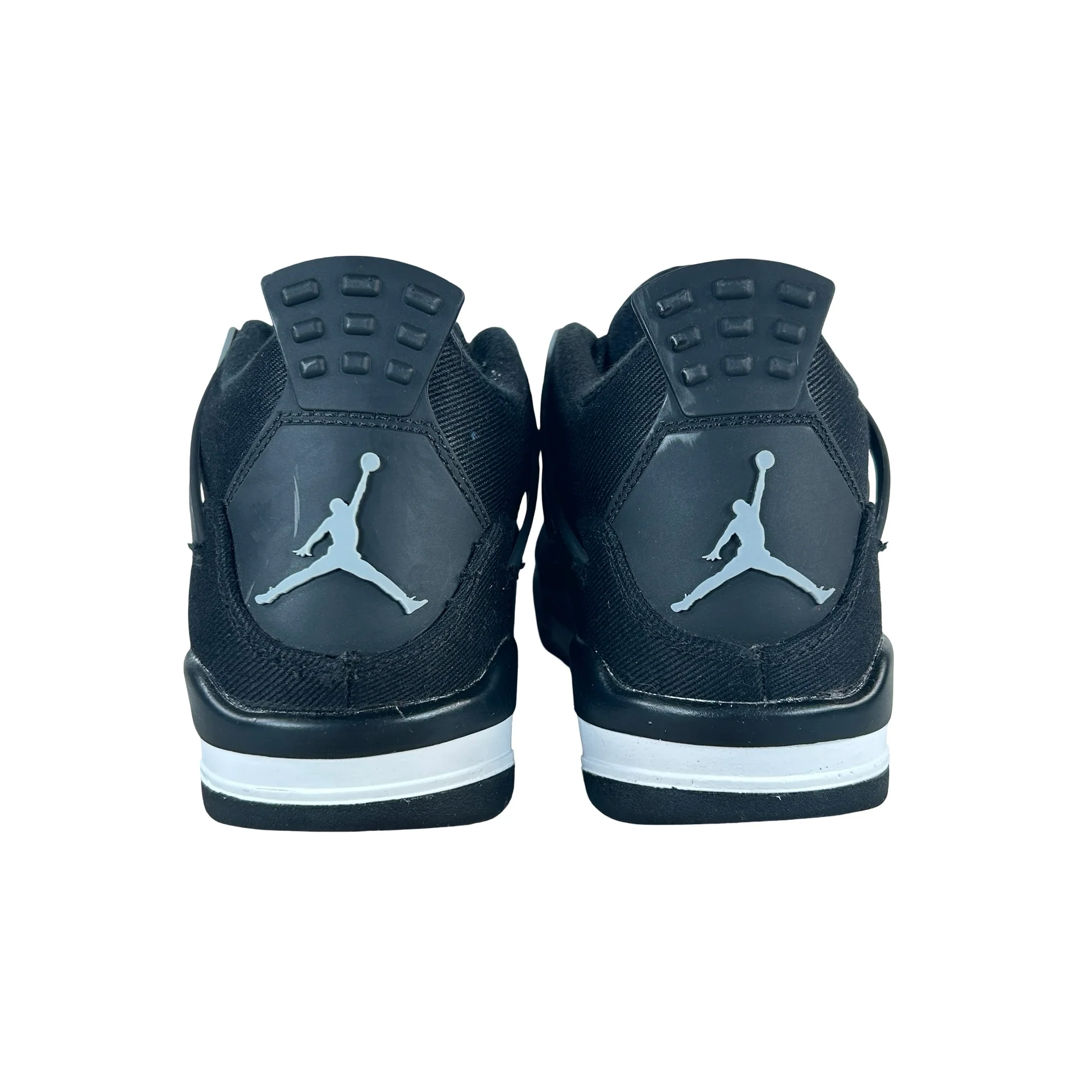 DV0553 006 Jordan 4 Retro Black Canvas GS [USED] - 7 Y (Used2) - Image 3