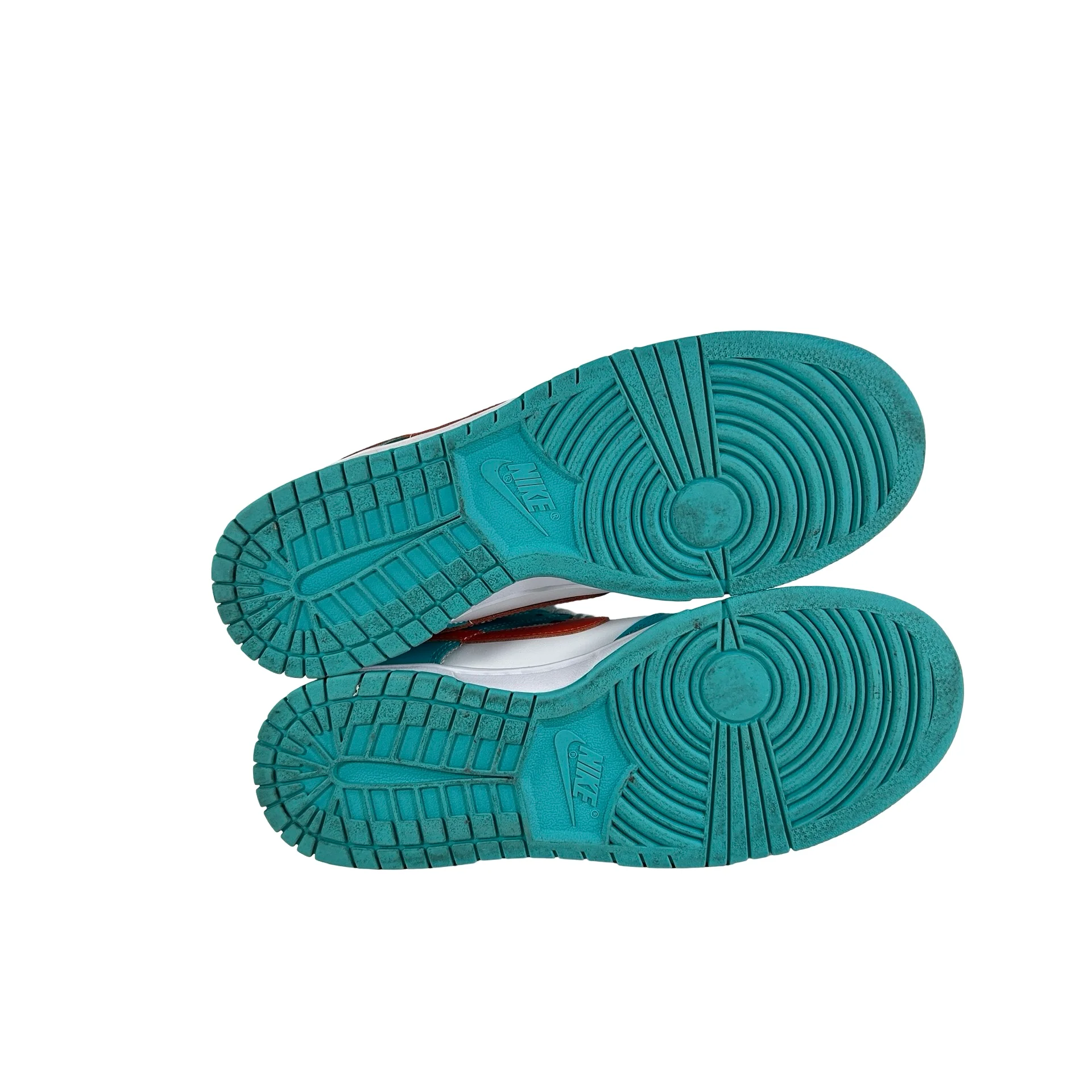 DV0833 102 Nike Dunk Low Miami Dolphins [USED]  - 8 M (Used) (No Box) - Image 6