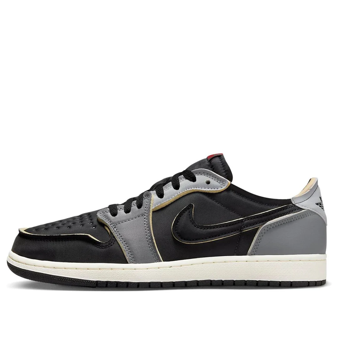 DV0982 006 Jordan 1 Low OG EX Black Smoke Grey