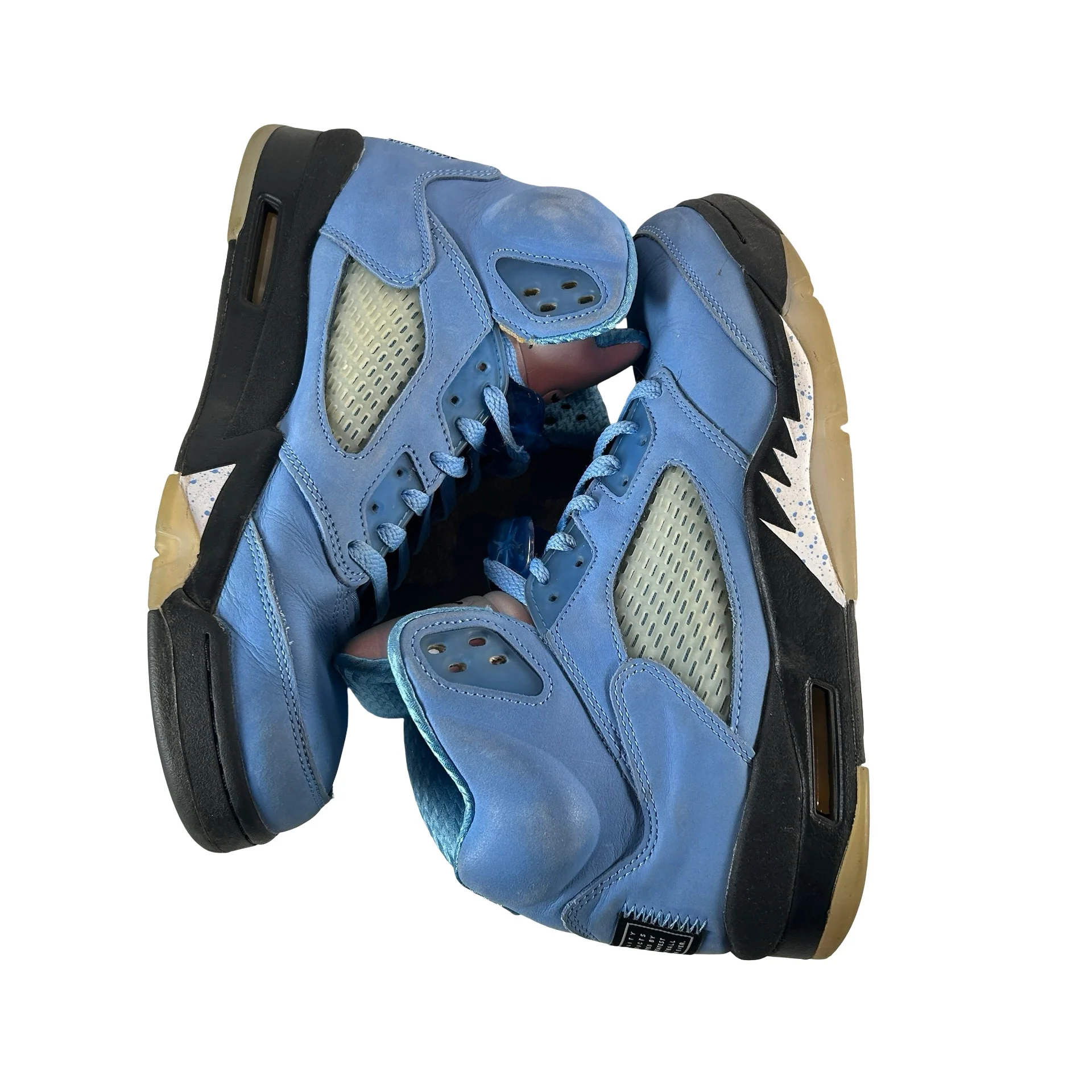 DV1310 401 Air Jordan 5 Retro UNC University Blue [USED] - 9.5 M (Used) (No Box) - Image 5
