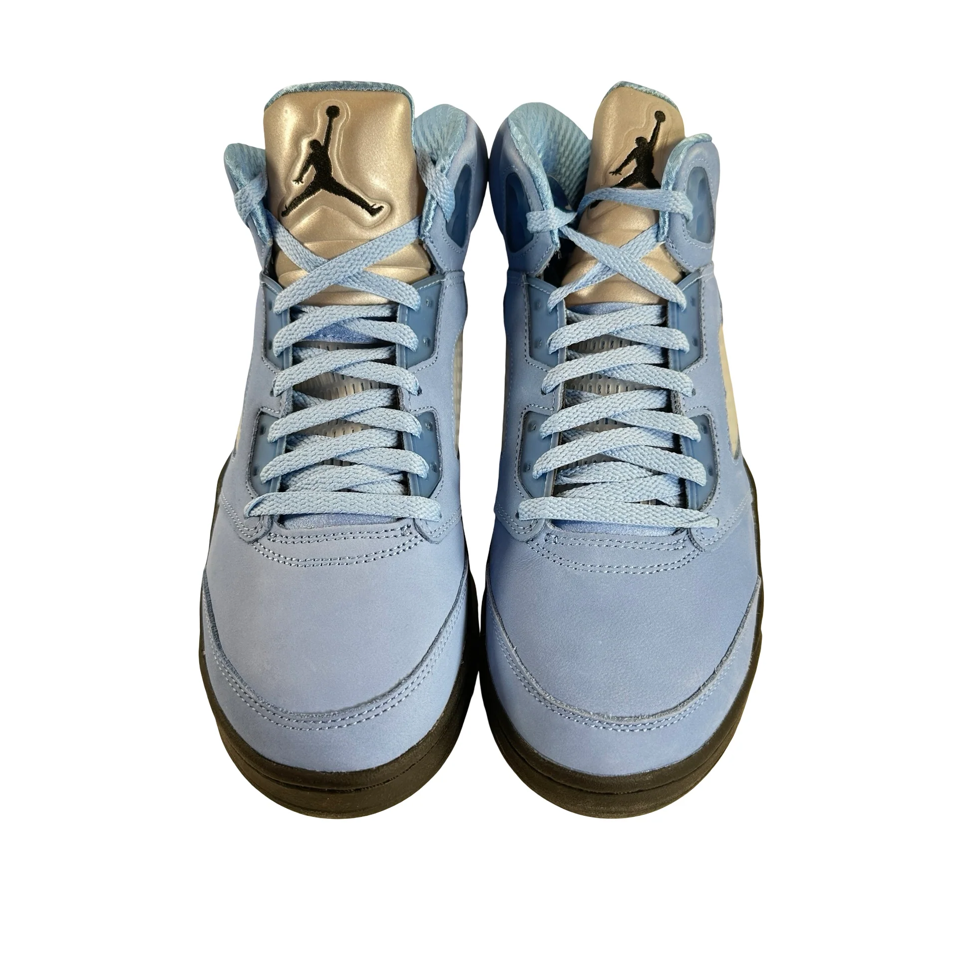 DV1310 401 Jordan 5 Retro UNC University Blue [CONDITIONAL] - 10.5 M (Yellowing) - Image 2