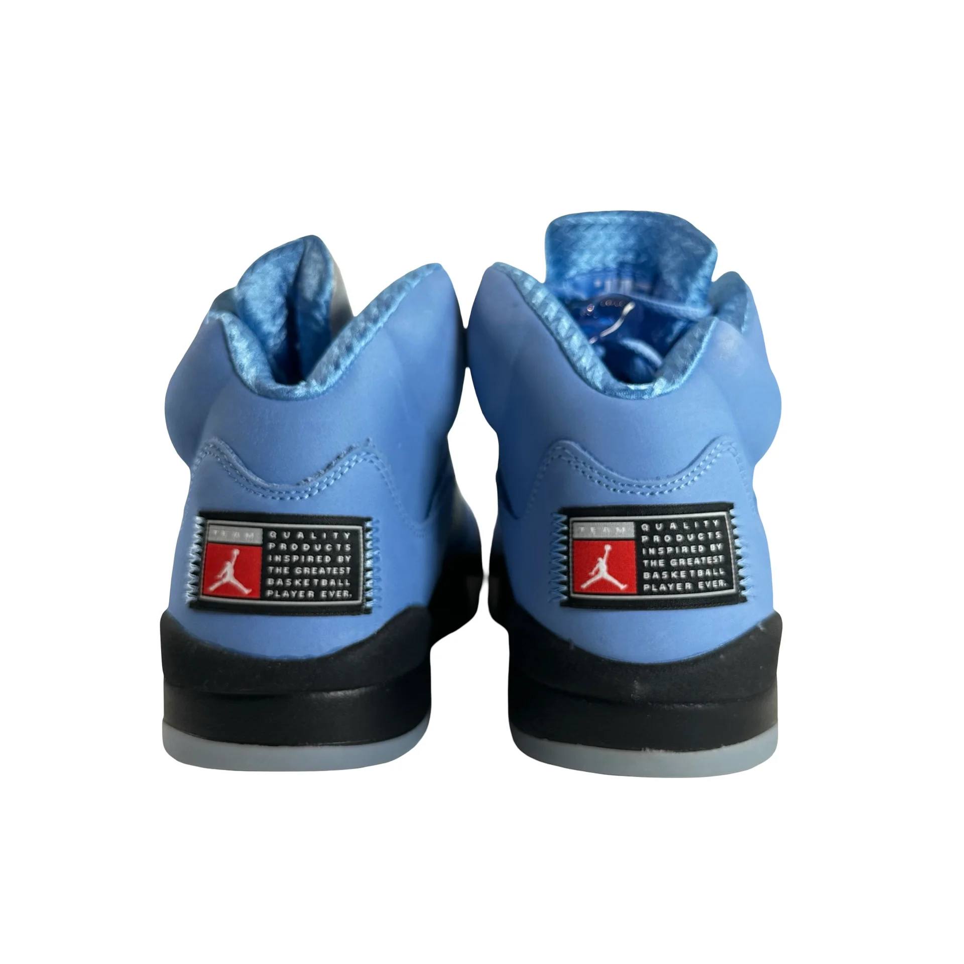 DV1310 401 Jordan 5 Retro UNC University Blue [CONDITIONAL] - 10.5 M (Yellowing) - Image 3