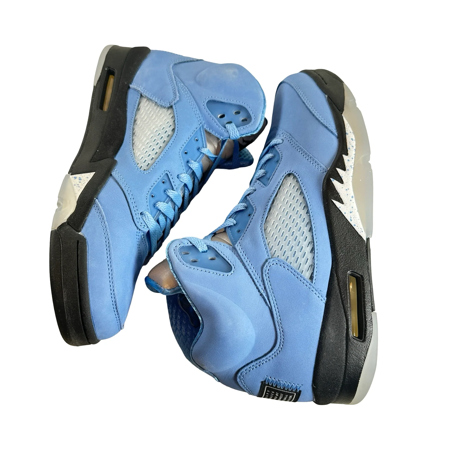 DV1310 401 Jordan 5 Retro UNC University Blue [CONDITIONAL] - 10.5 M (Yellowing) - Image 5