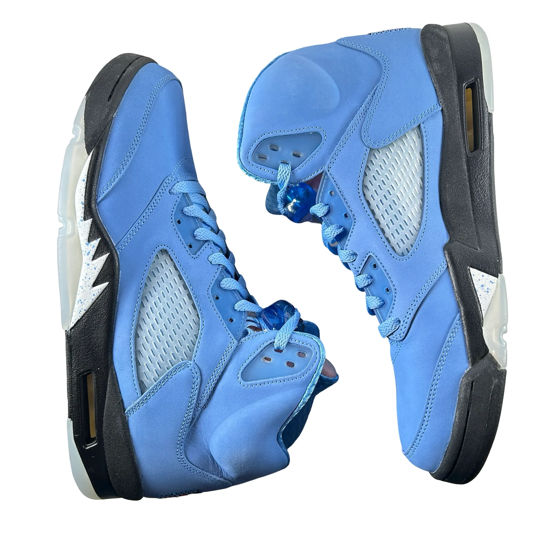 DV1310 401 Jordan 5 Retro UNC University Blue [CONDITIONAL] - 11.5 M (Yellowing Soles) - Image 4