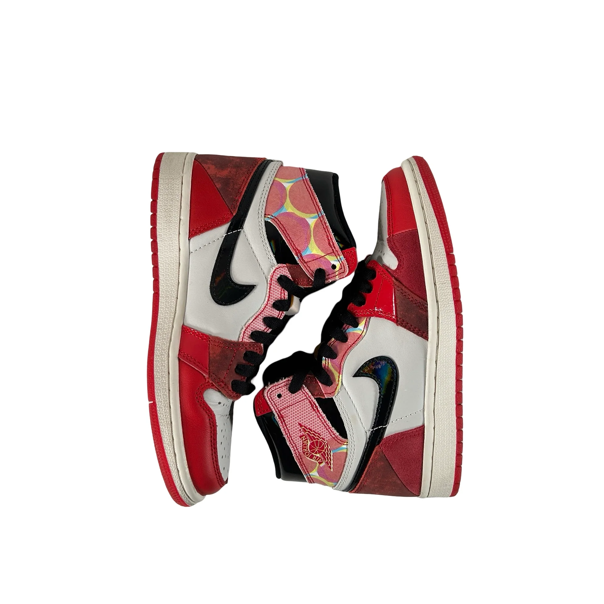 DV1748 601 Jordan 1 Retro High OG Spider-Man Across the Spider-Verse [USED] - 4 M (Used) (No Box) - Image 5