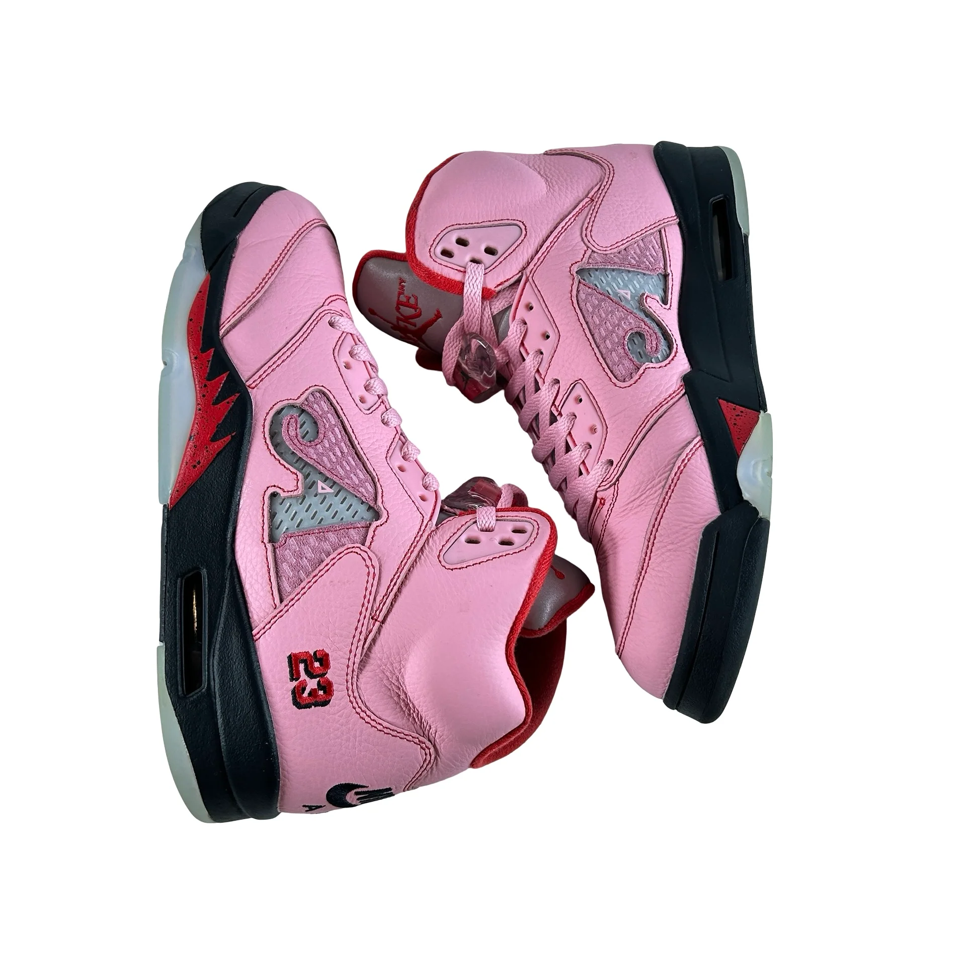 DV4982 600 Jordan 5 Retro Awake NY Arctic Pink [USED] - 10.5 M (Used) (No Box) - Image 4
