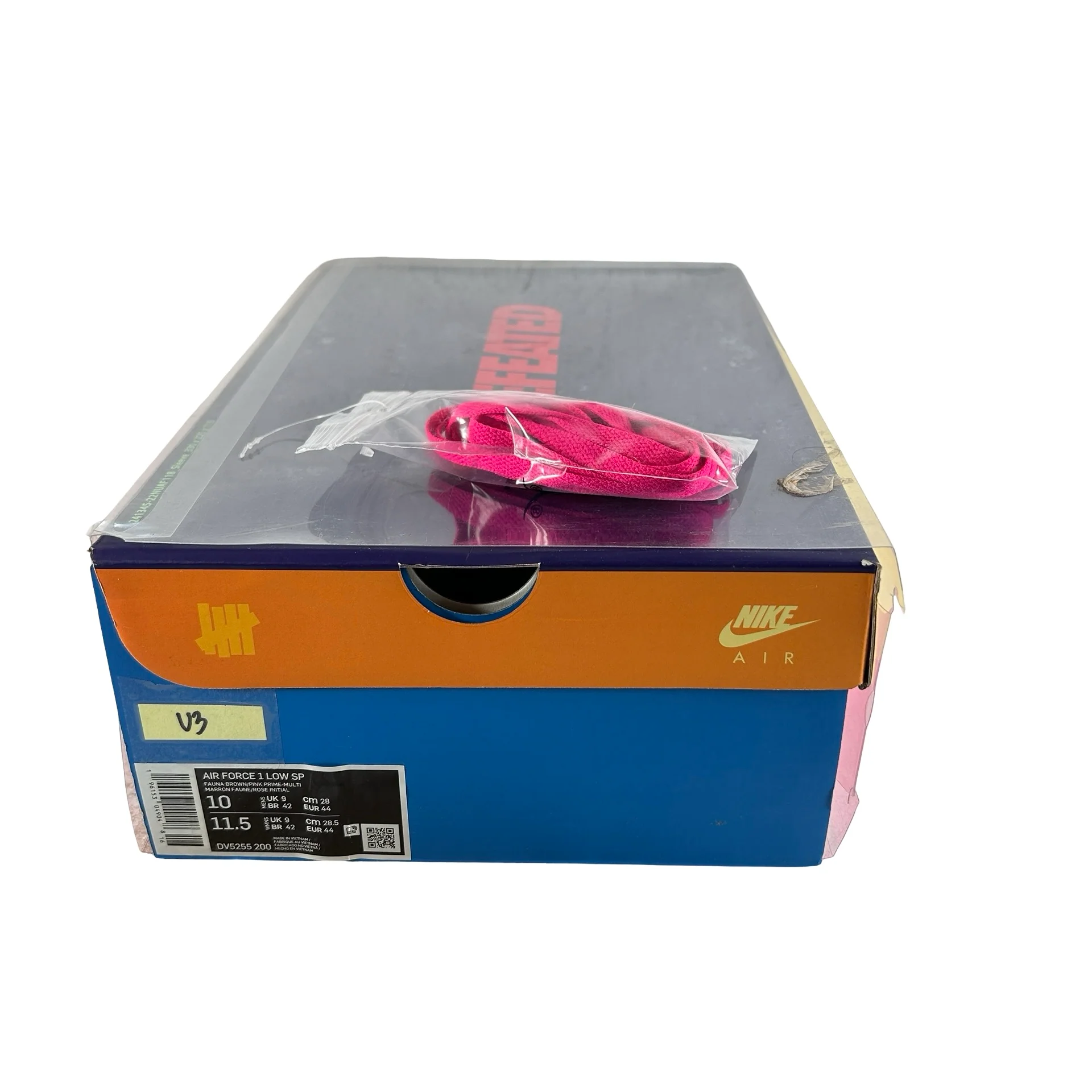 DV5255 200 Nike Air Force 1 Low SP Undefeated Multi Pink [USED] - 10 M (Used3) - Image 7