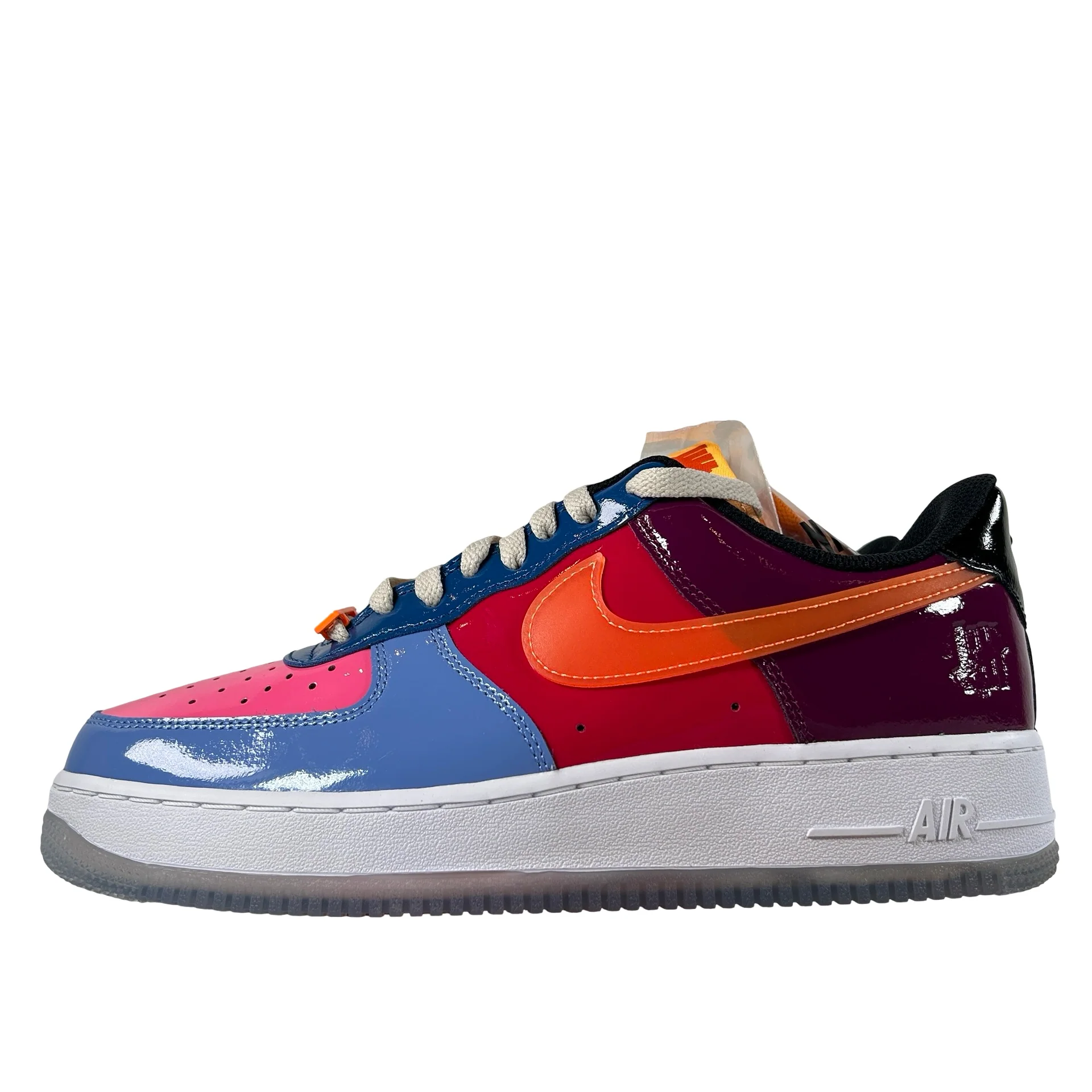 DV5255 400 Nike Air Force 1 Low SP UNDFTD Multi-Patent [CONDITIONAL] - 9.5 M (Yellowing)