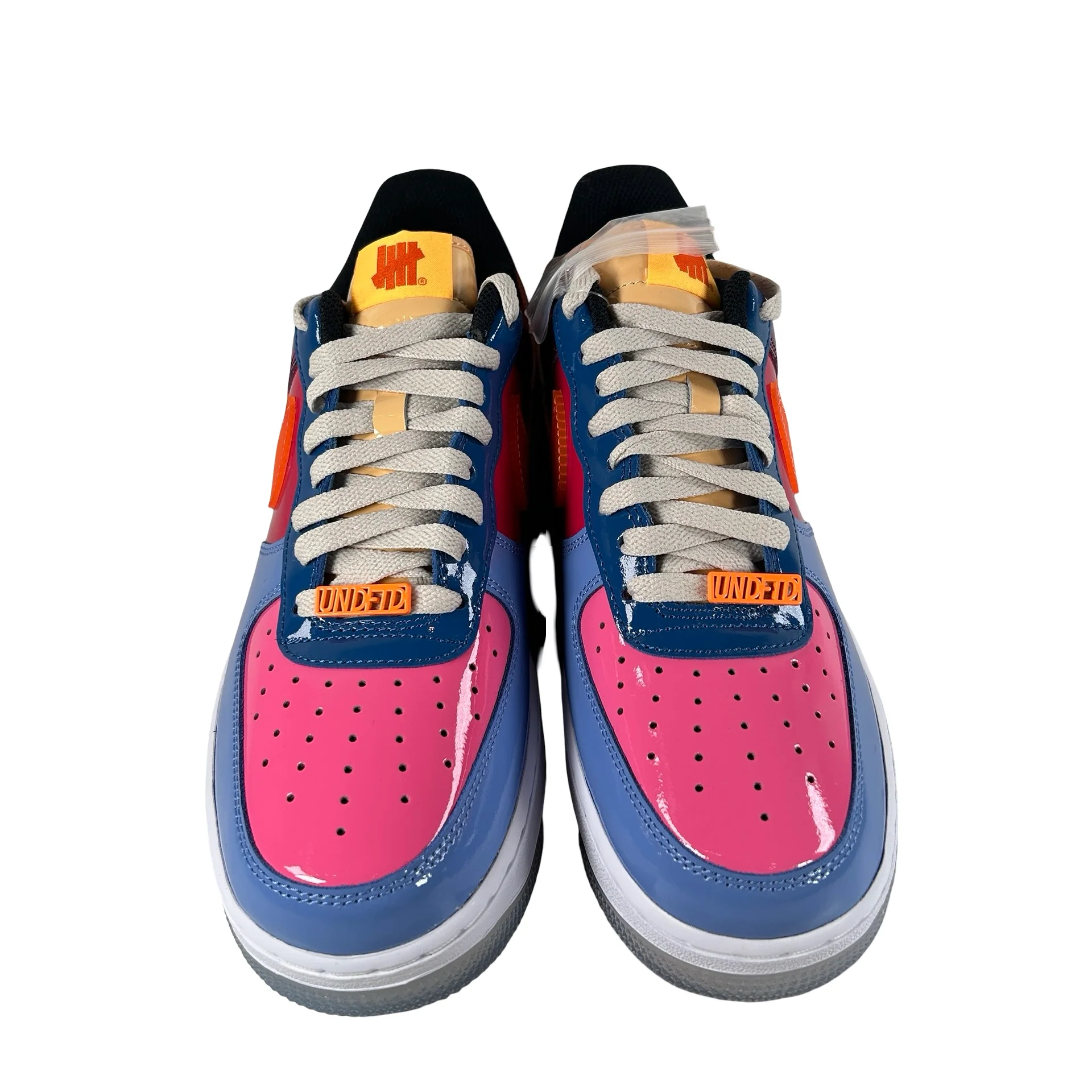 DV5255 400 Nike Air Force 1 Low SP UNDFTD Multi-Patent [CONDITIONAL] - 9.5 M (Yellowing) - Image 2