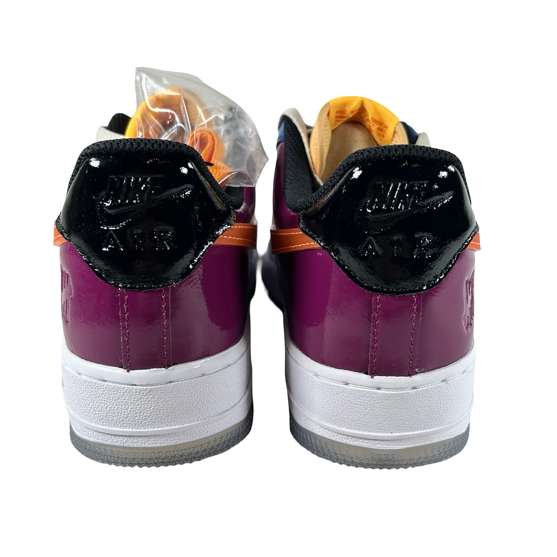 DV5255 400 Nike Air Force 1 Low SP UNDFTD Multi-Patent [CONDITIONAL] - 9.5 M (Yellowing) - Image 3