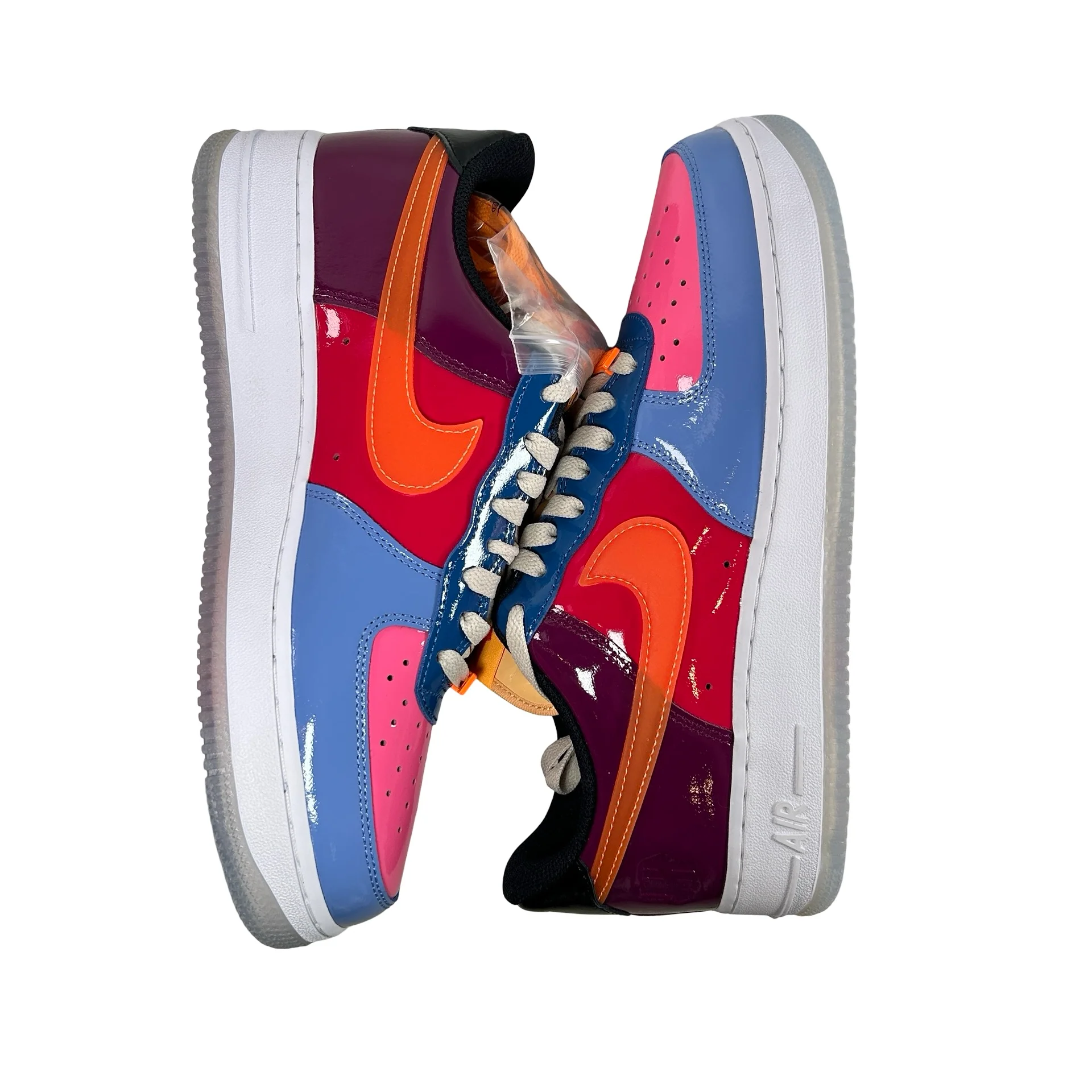 DV5255 400 Nike Air Force 1 Low SP UNDFTD Multi-Patent [CONDITIONAL] - 9.5 M (Yellowing) - Image 5